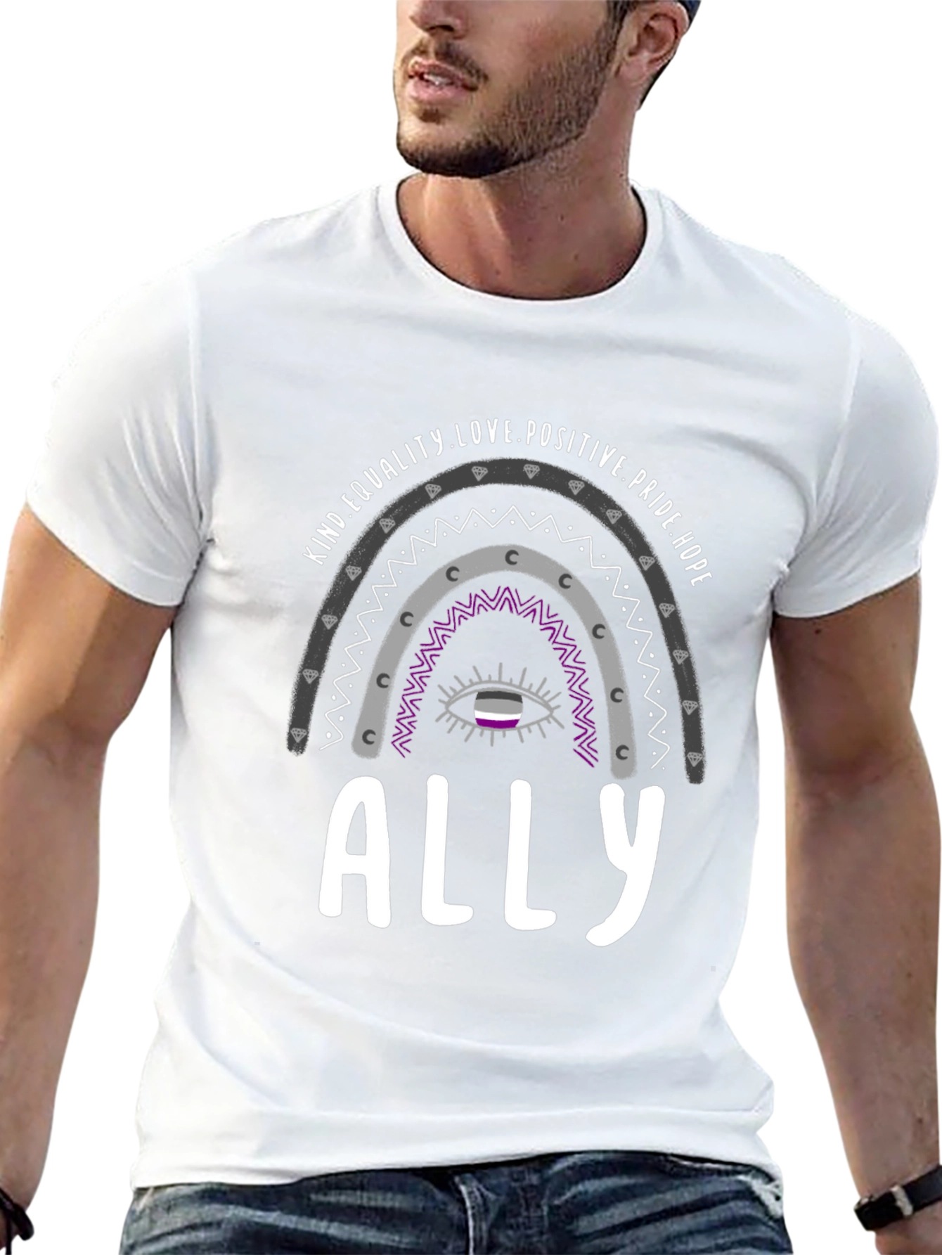 ALLY Pride Rainbow T-Shirt