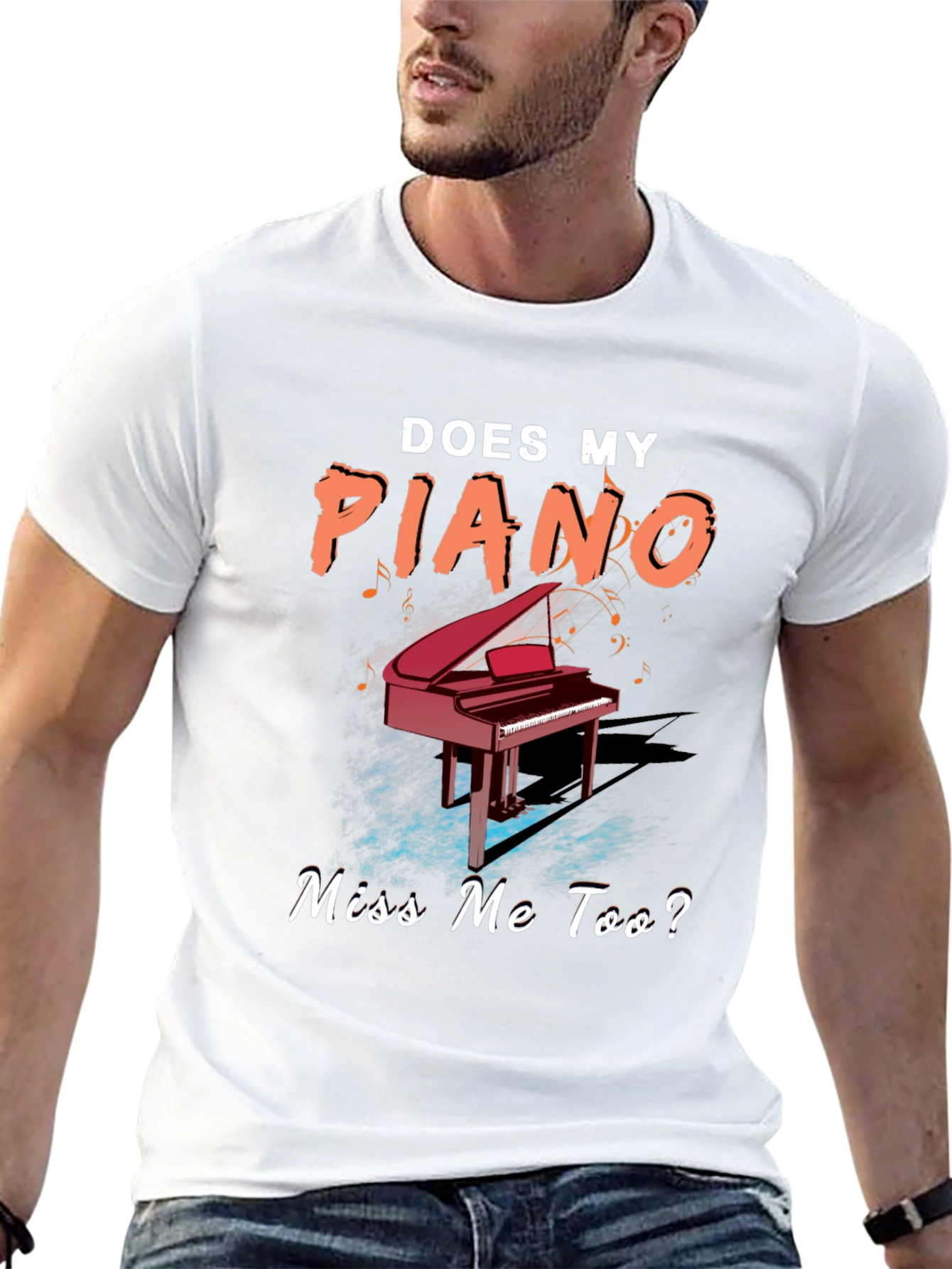 Does My Piano Miss Me Too? Graphic Tee
