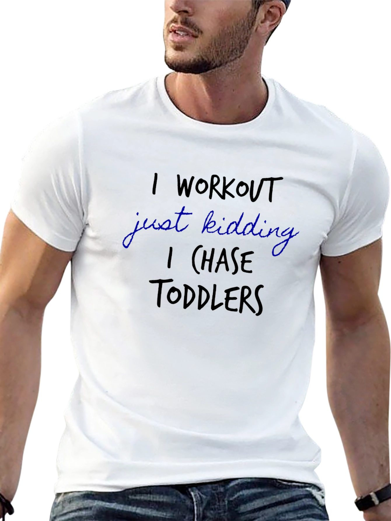 Workout Just Kidding Toddler Chase T-Shirt