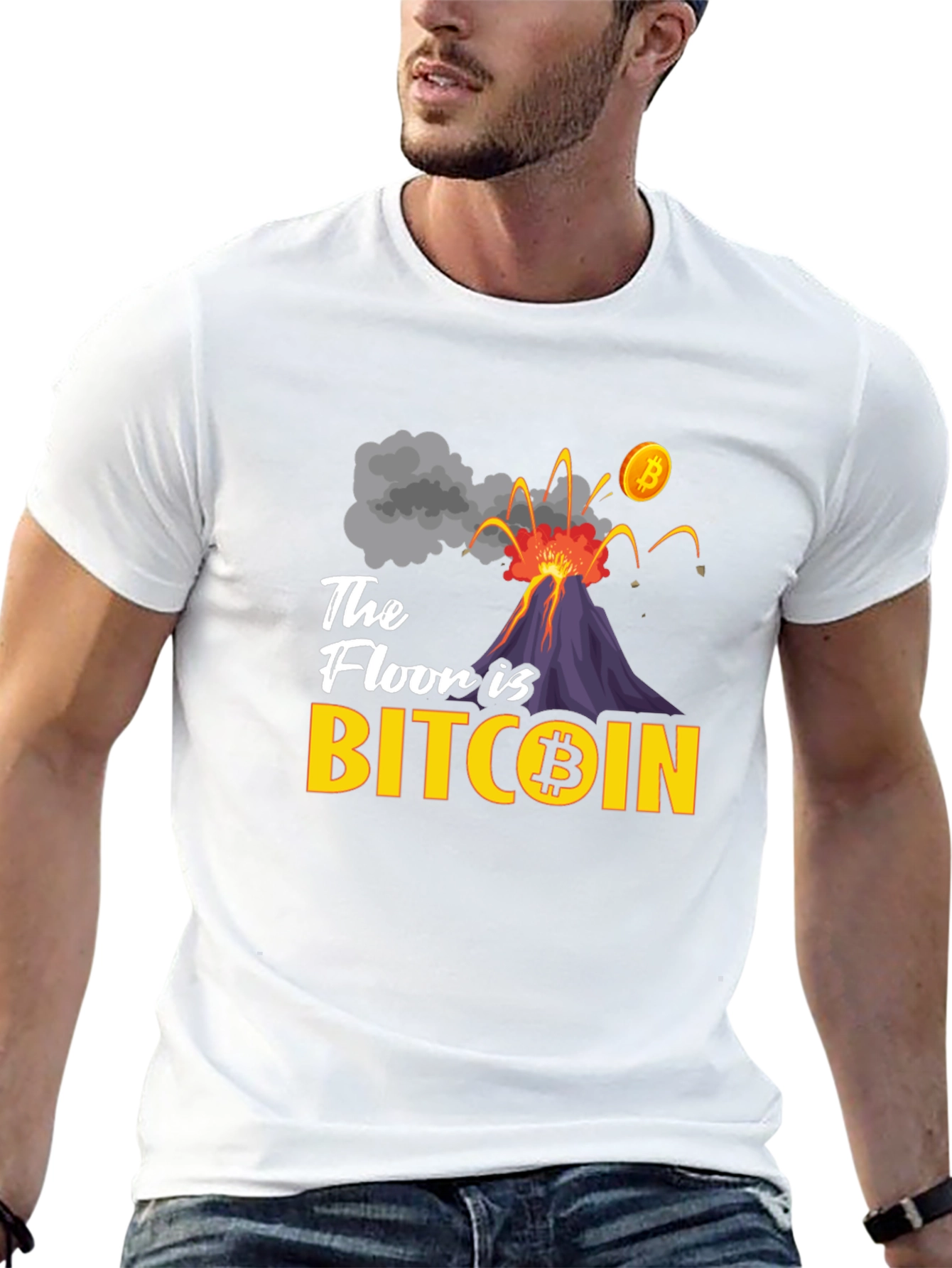 Bitcoin Lava T-Shirt - Crypto Investor Tee