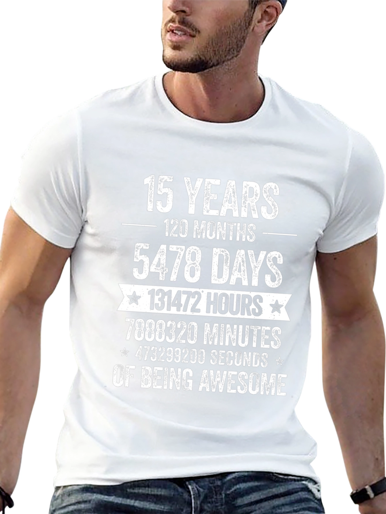 15 Years of Being Awesome Graphic T-Shirt