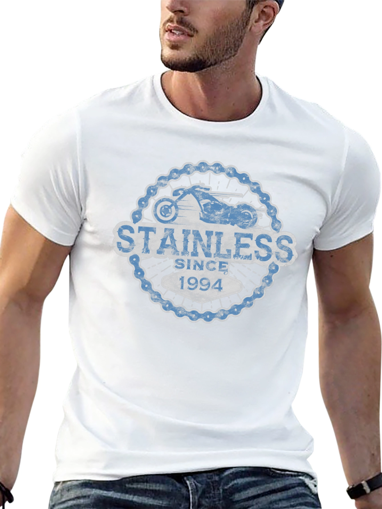 Stainless Since 1994 Motorcycle T-Shirt