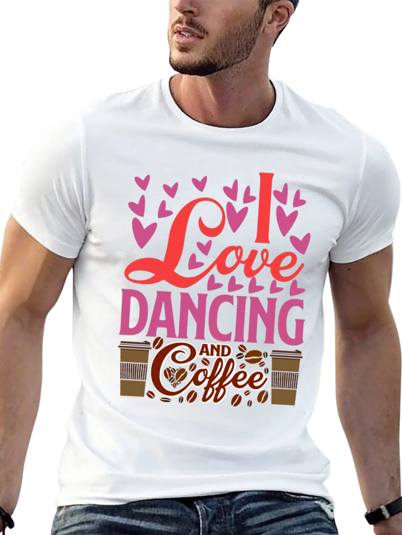 I Love Dancing and Coffee T-Shirt