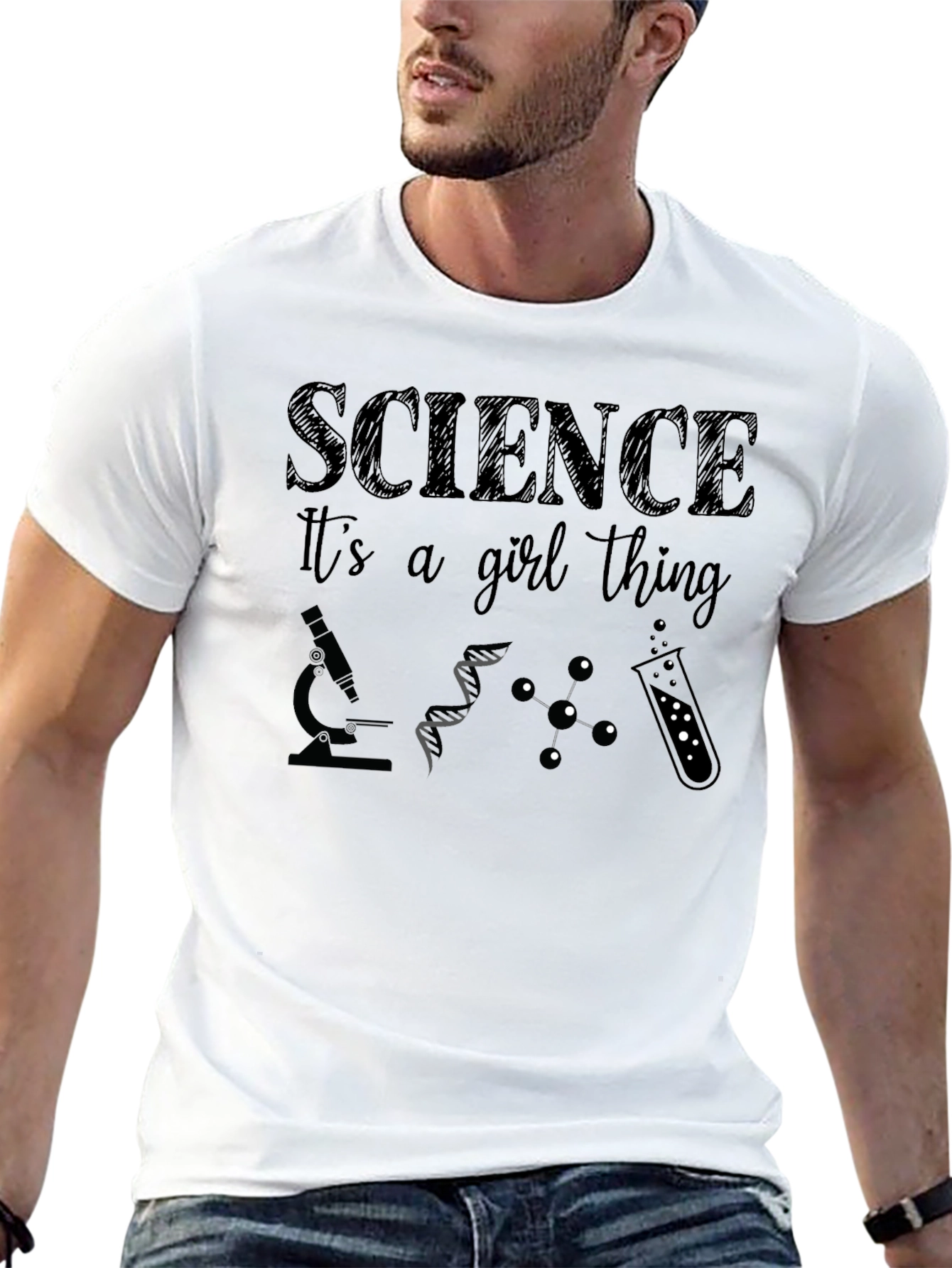Science Its a Girl Thing T-Shirt