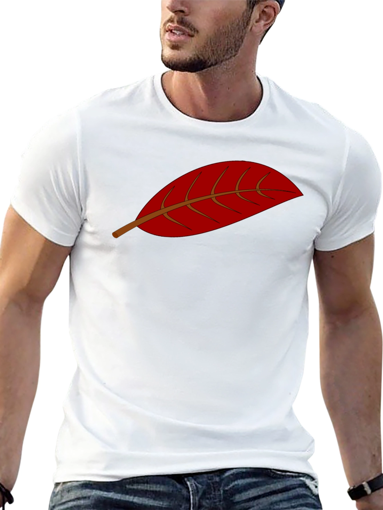 Leaf Graphic Tee - Casual Comfort