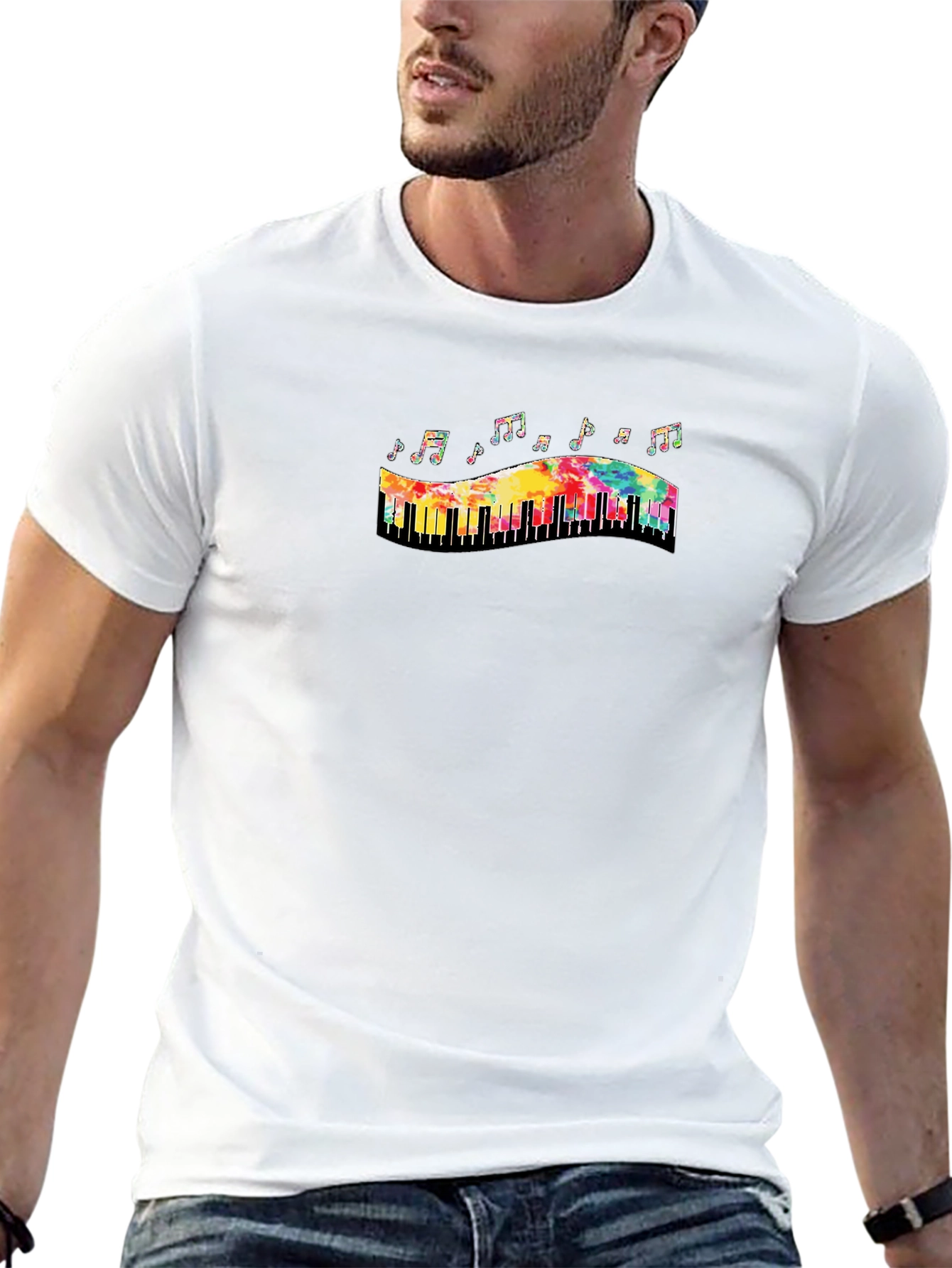 Colorful Piano Keyboard T-Shirt