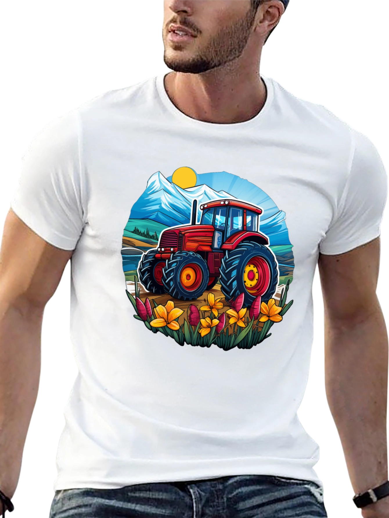 Tractor Graphic T-Shirt - Farm Life Tee