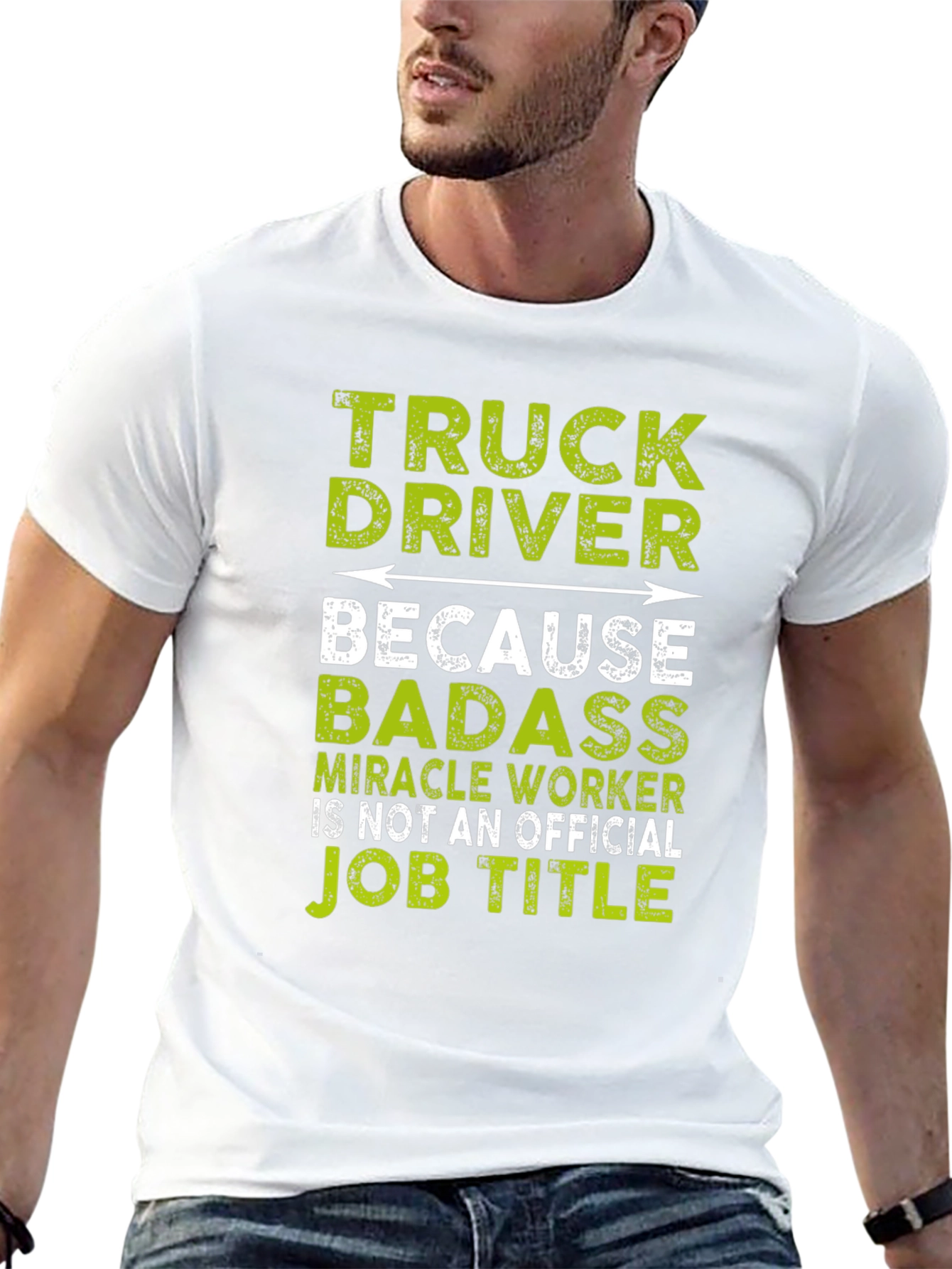 Truck Driver Badass Job Title T-Shirt