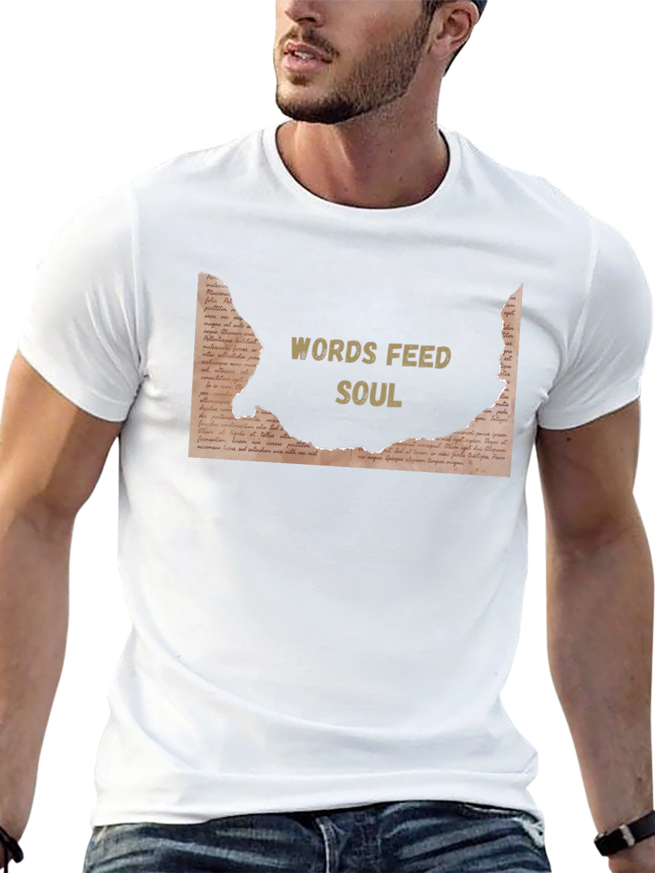 Words Feed Soul Graphic T-Shirt
