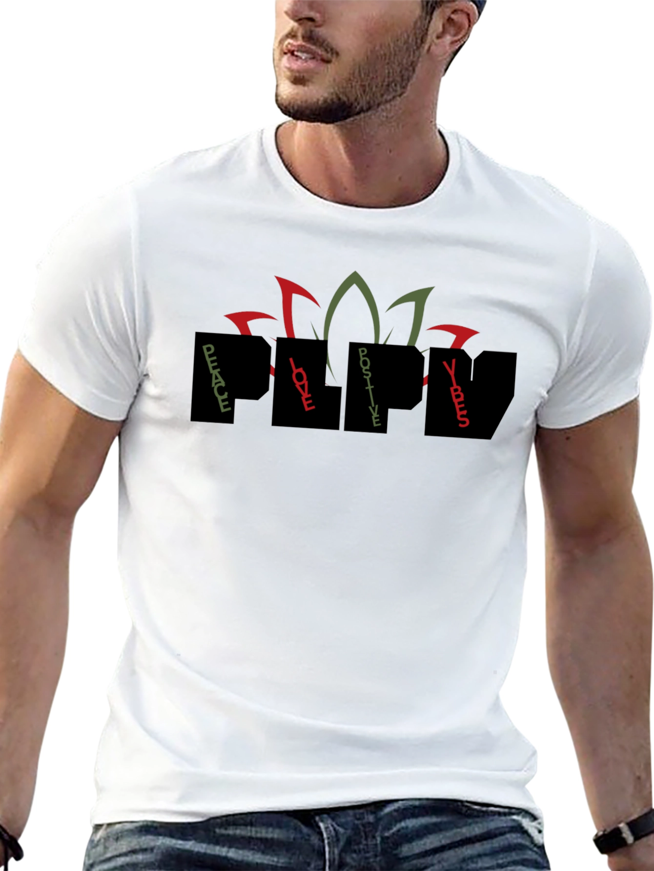 Positive Vibes Graphic Tee - Black T-Shirt