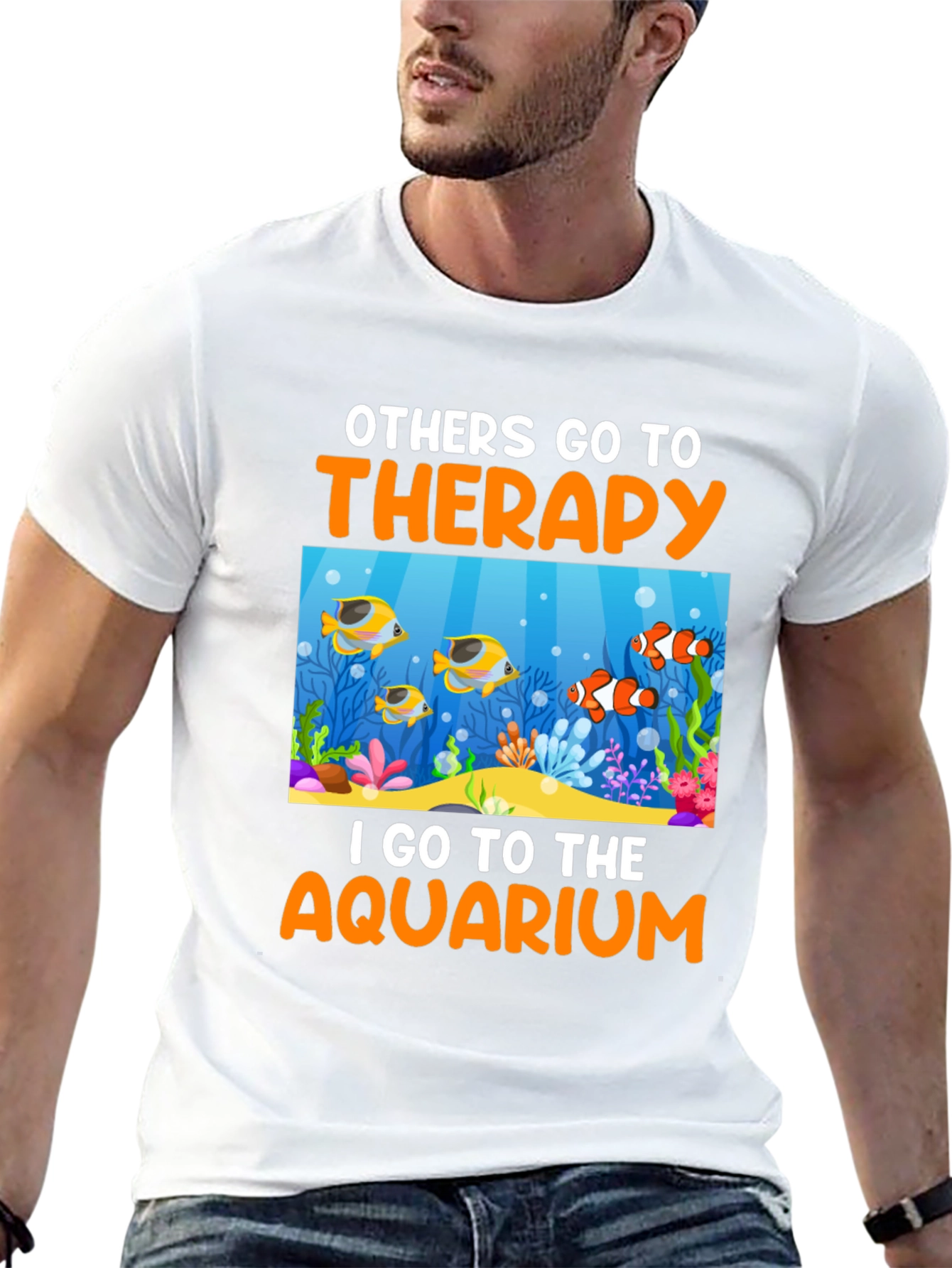 Aquarium Therapy T-Shirt Fish Lover Tee