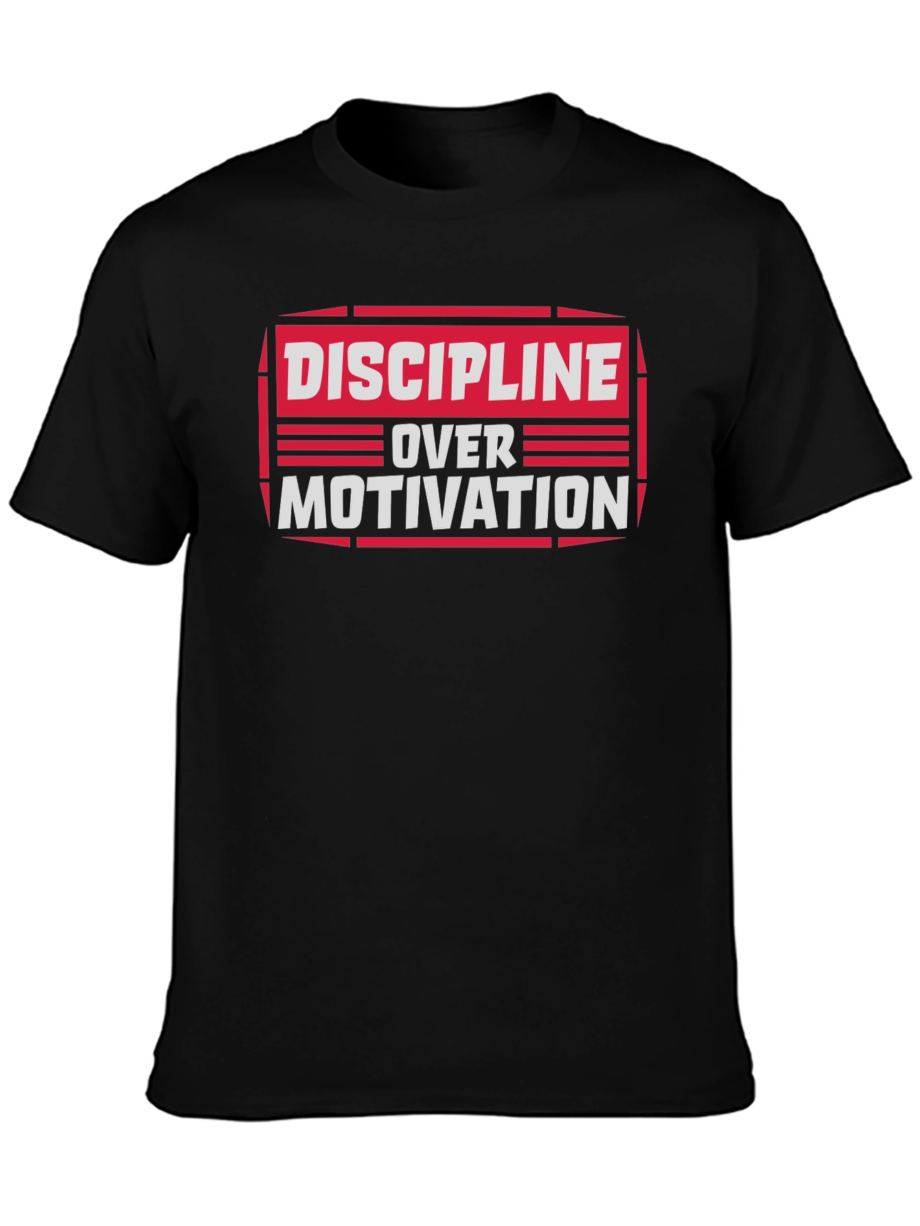 Discipline Over Motivation Graphic Tee