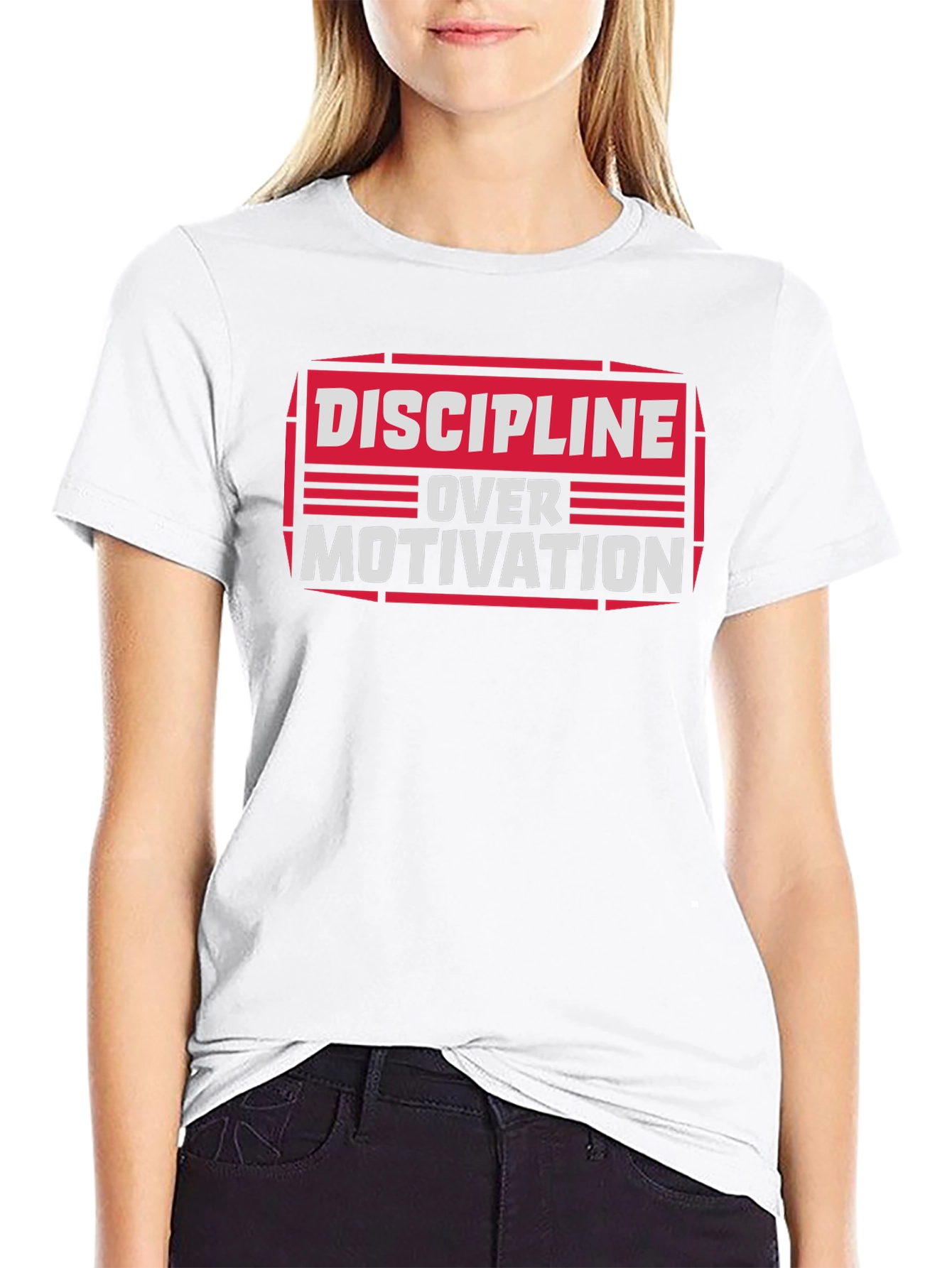 Discipline Over Motivation Graphic Tee