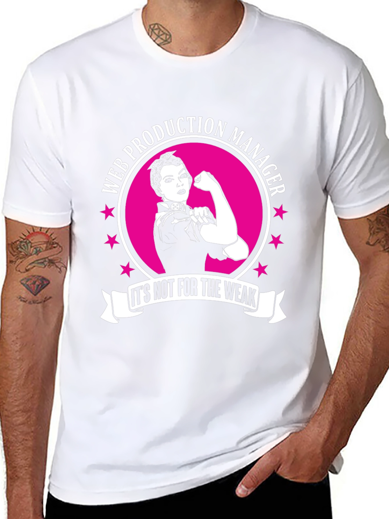 Web Production Manager T-Shirt - Strong Women