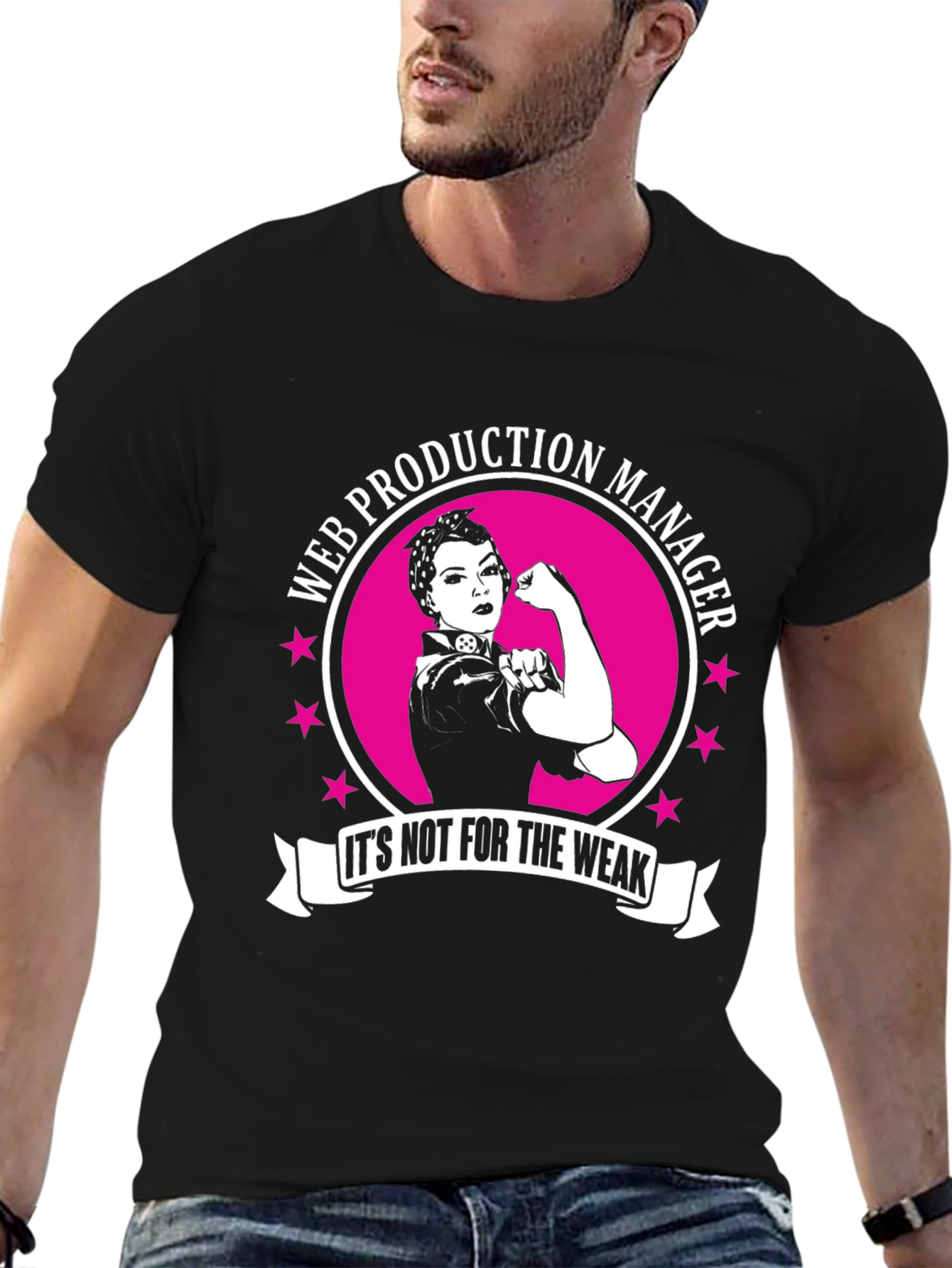 Web Production Manager T-Shirt - Strong Women