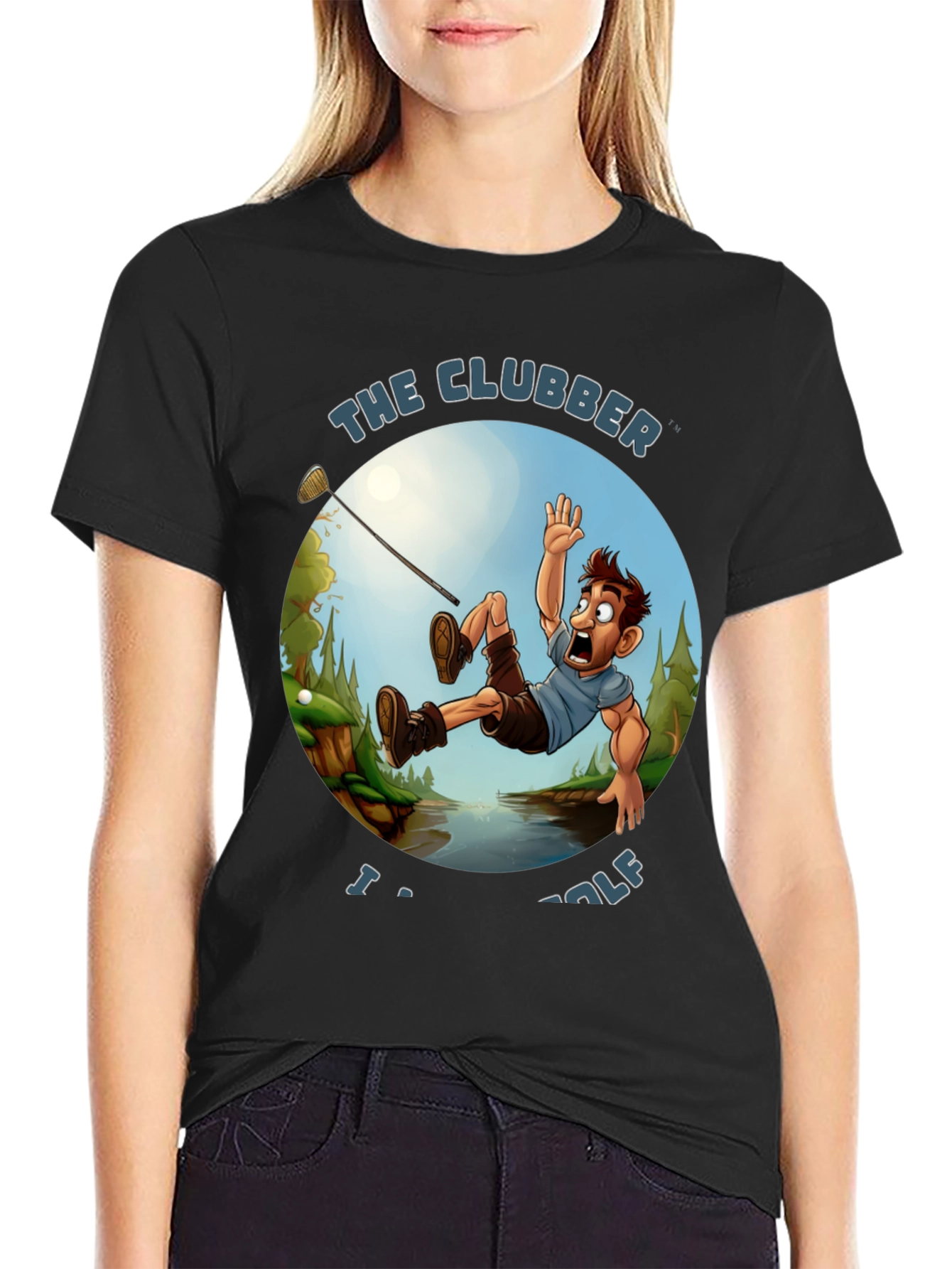 The Clubber Golf T-Shirt - Funny Graphic Tee