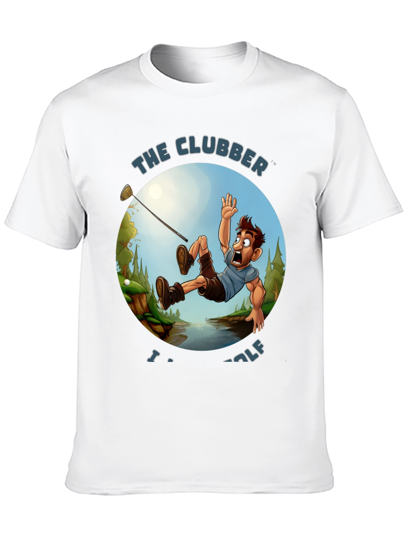 The Clubber Golf T-Shirt - Funny Graphic Tee