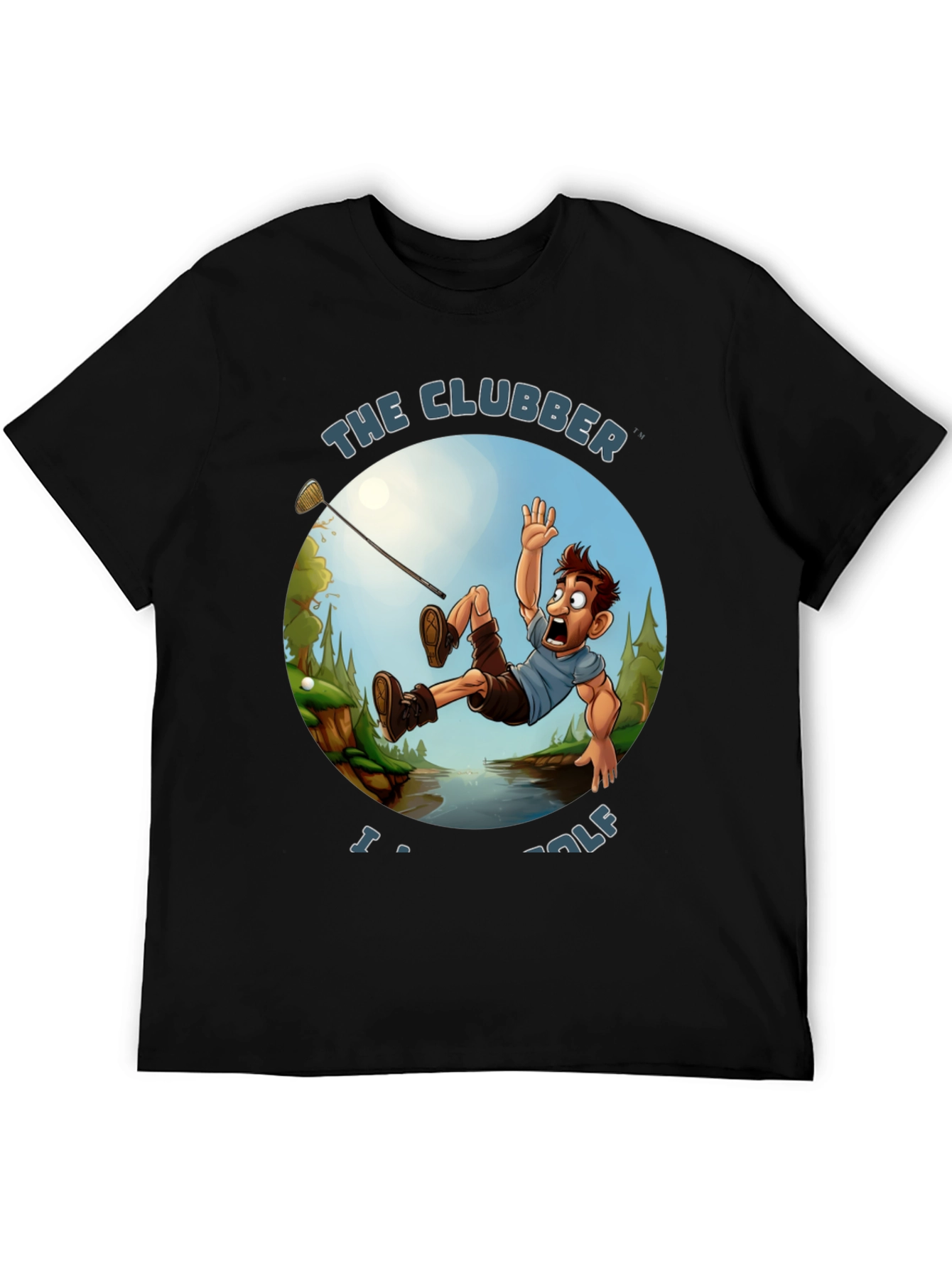 The Clubber Golf T-Shirt - Funny Graphic Tee