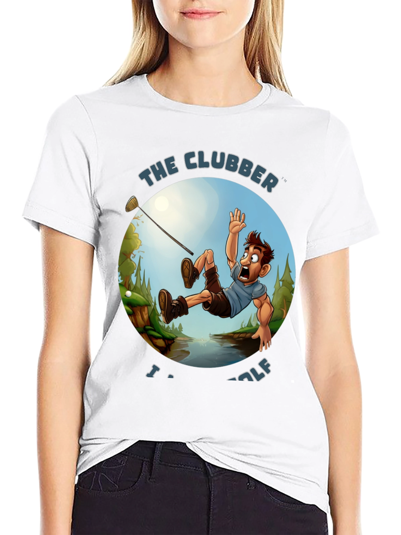 The Clubber Golf T-Shirt - Funny Graphic Tee