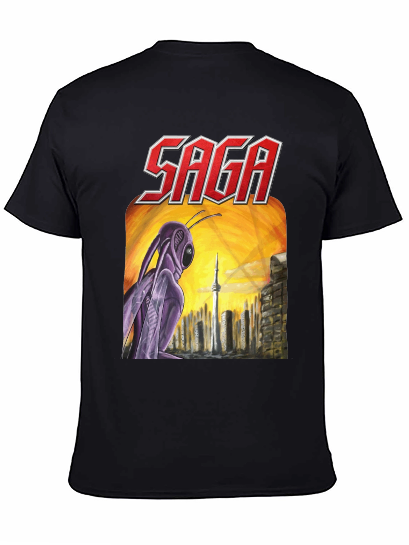 Saga Worlds Apart Album Cover T-Shirt