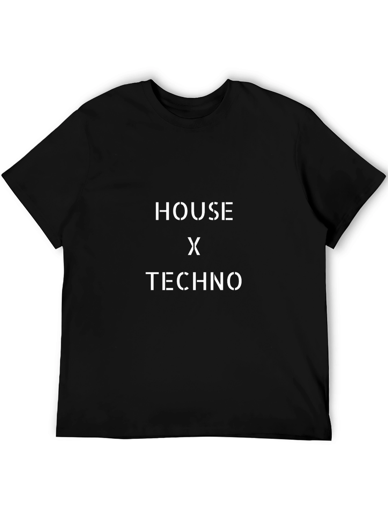 House X Techno Graphic Tee - Black