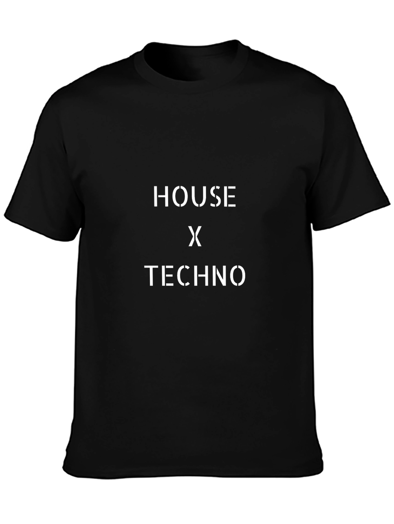 House X Techno Graphic Tee - Black
