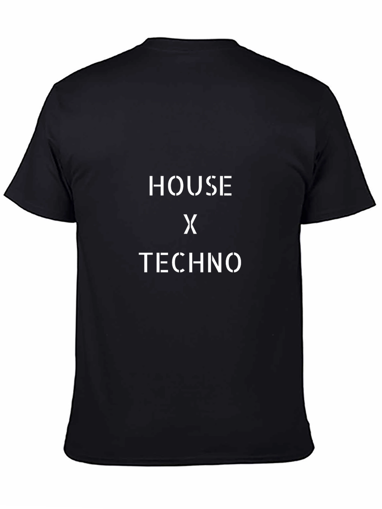 House X Techno Graphic Tee - Black