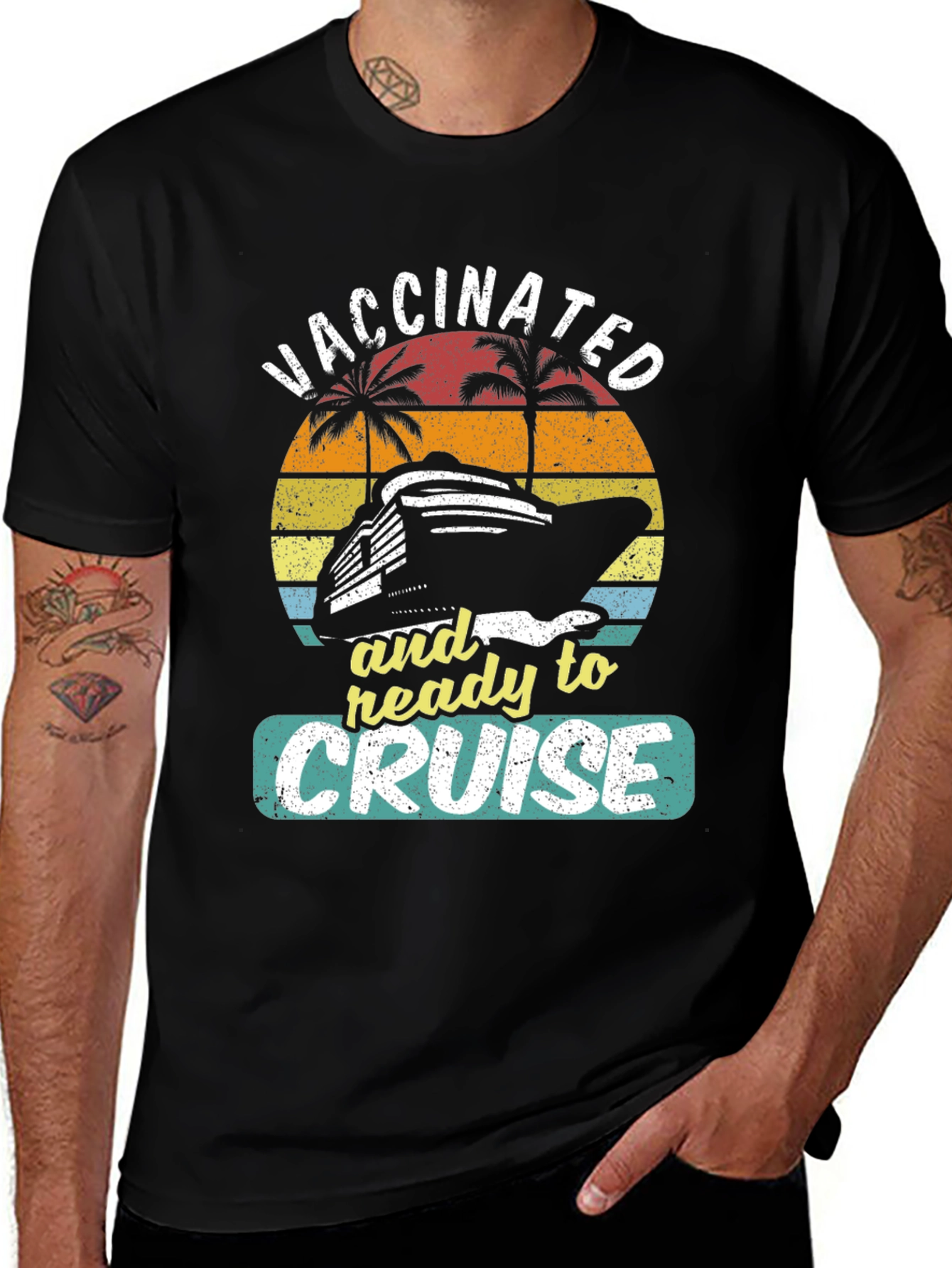Vaccinated & Ready to Cruise Graphic Tee