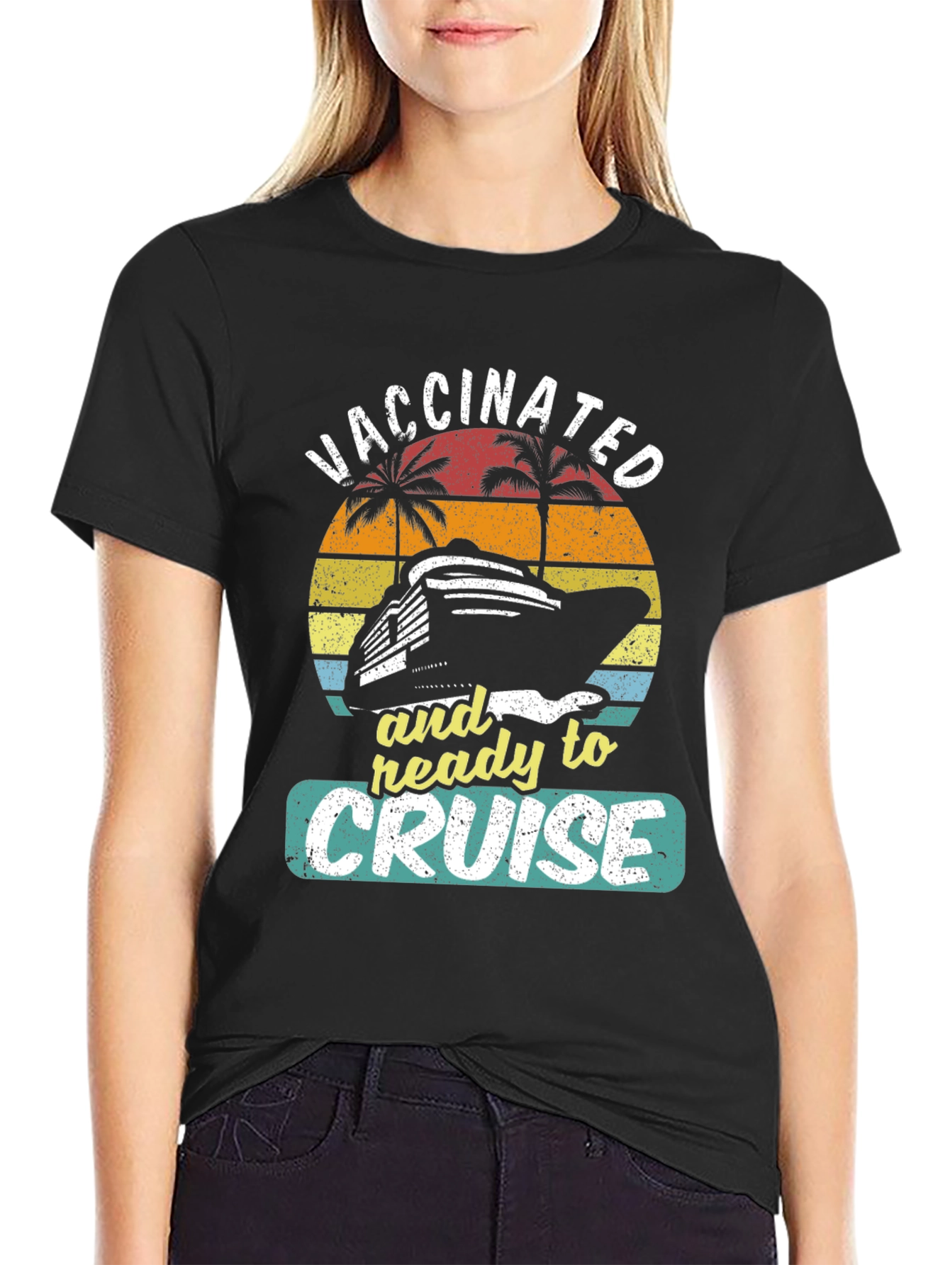 Vaccinated & Ready to Cruise Graphic Tee