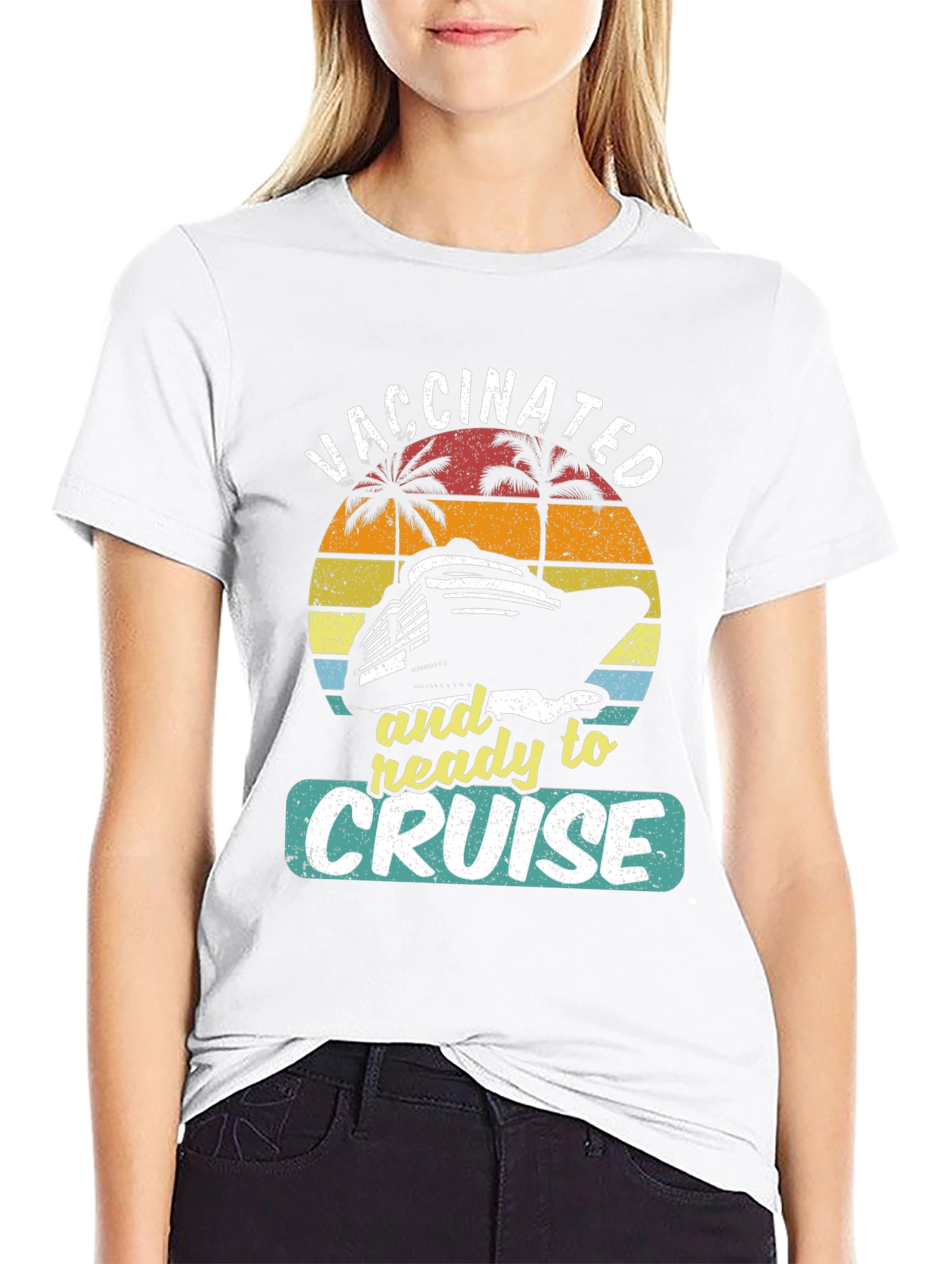 Vaccinated & Ready to Cruise Graphic Tee
