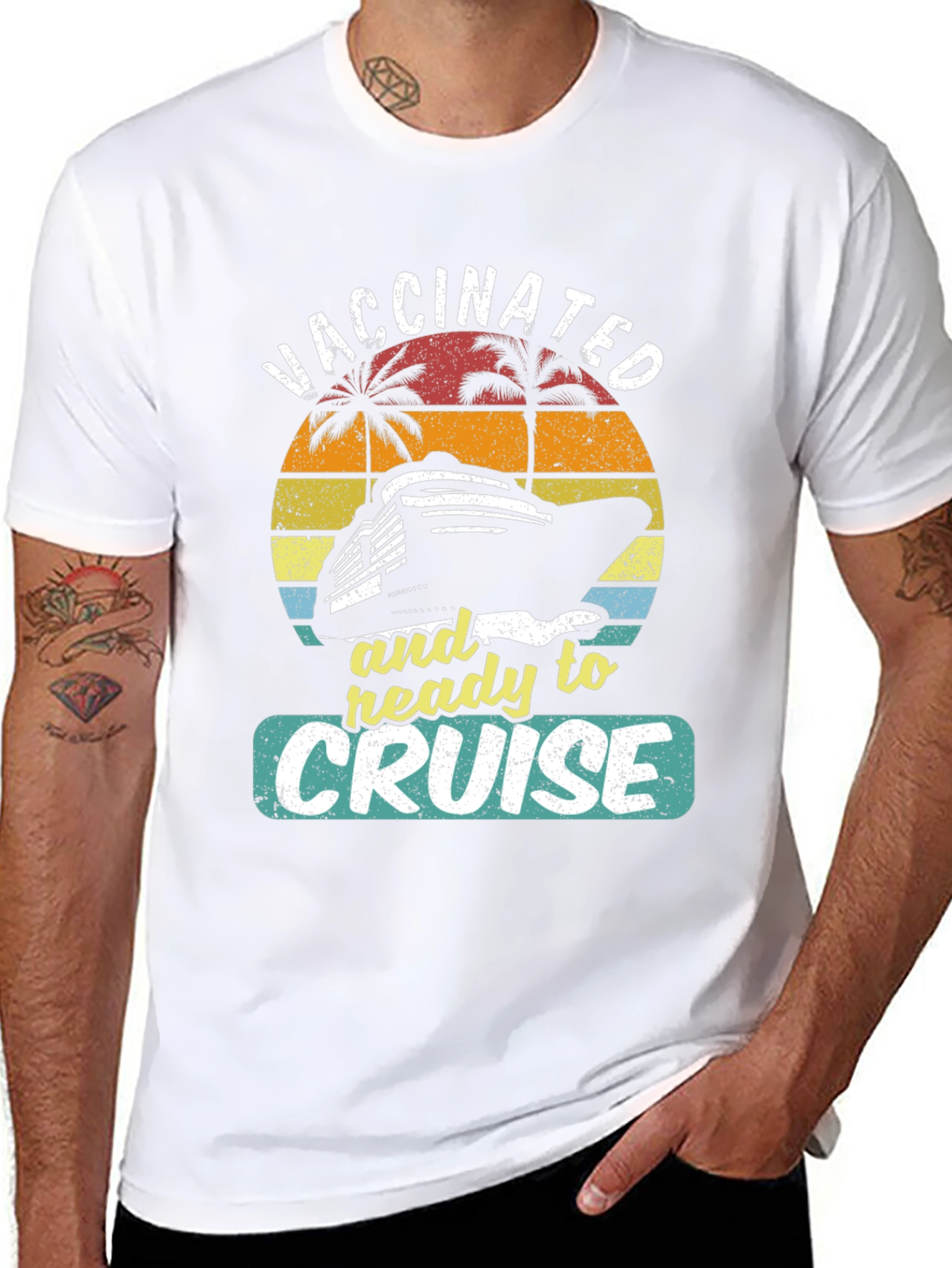 Vaccinated & Ready to Cruise Graphic Tee