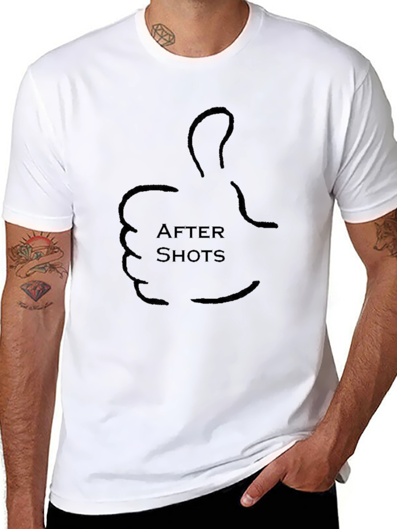 After Shots Graphic T-Shirt - Black