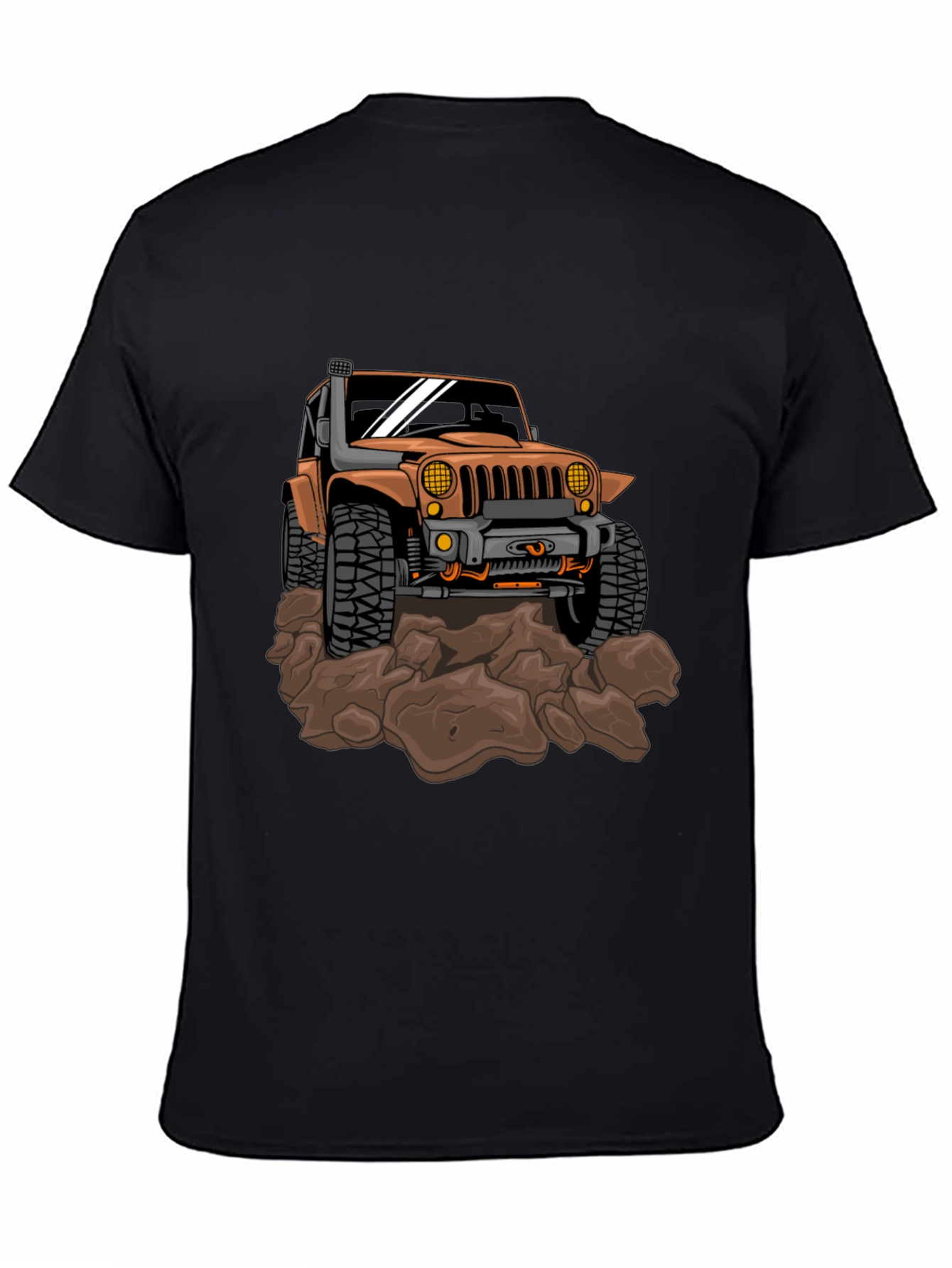 Off-Road Jeep Graphic Tee - Black