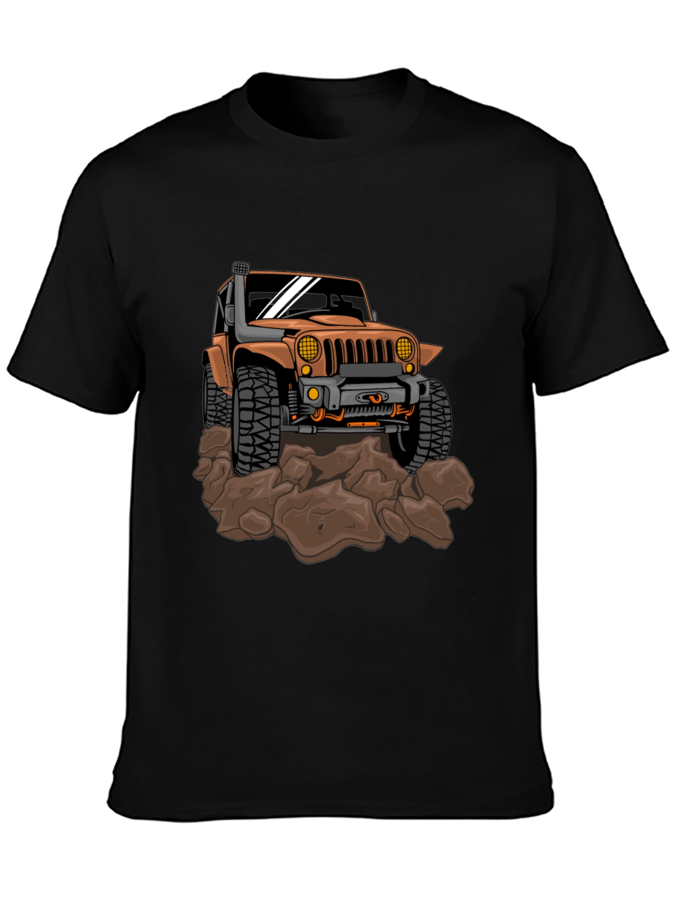 Off-Road Jeep Graphic Tee - Black