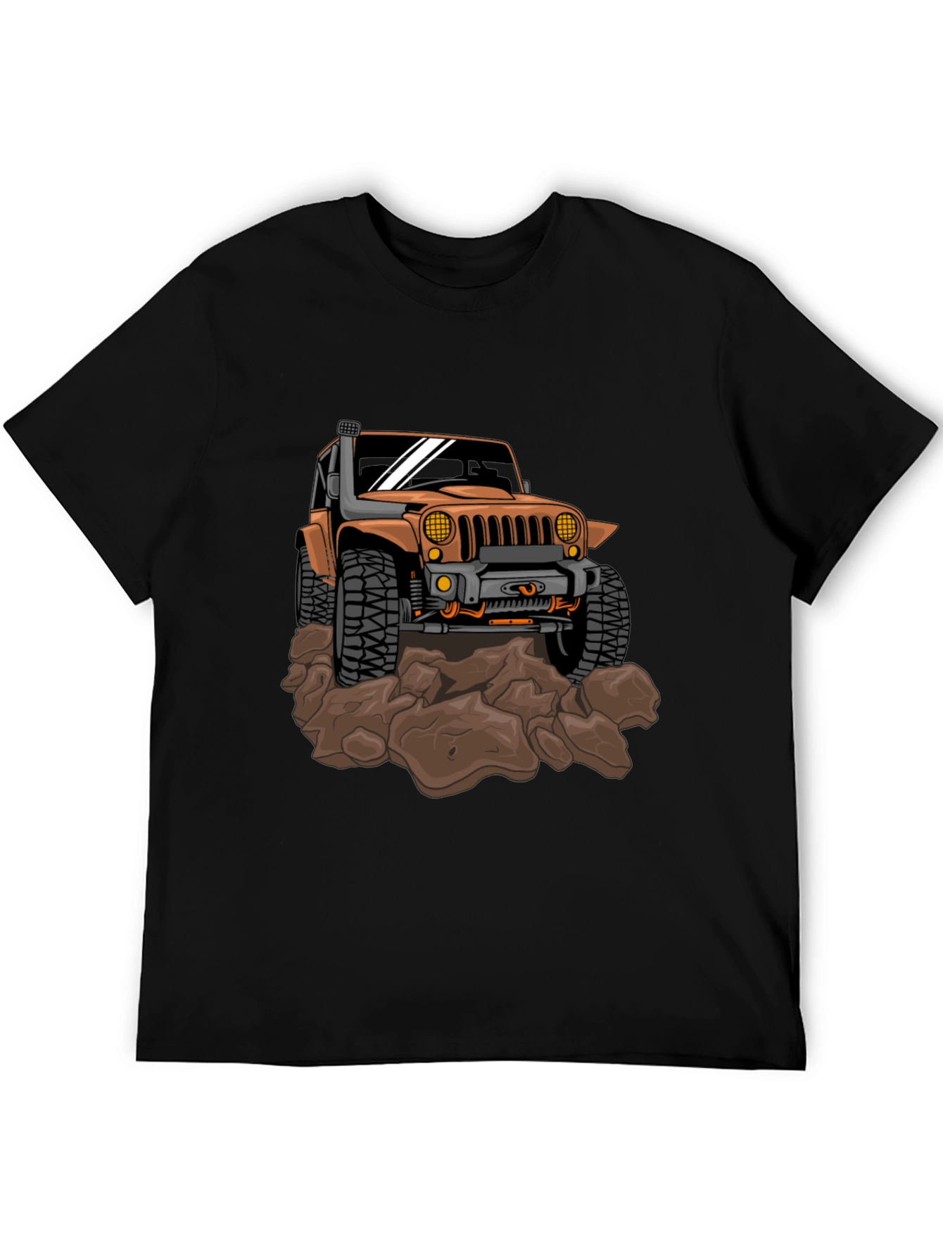 Off-Road Jeep Graphic Tee - Black