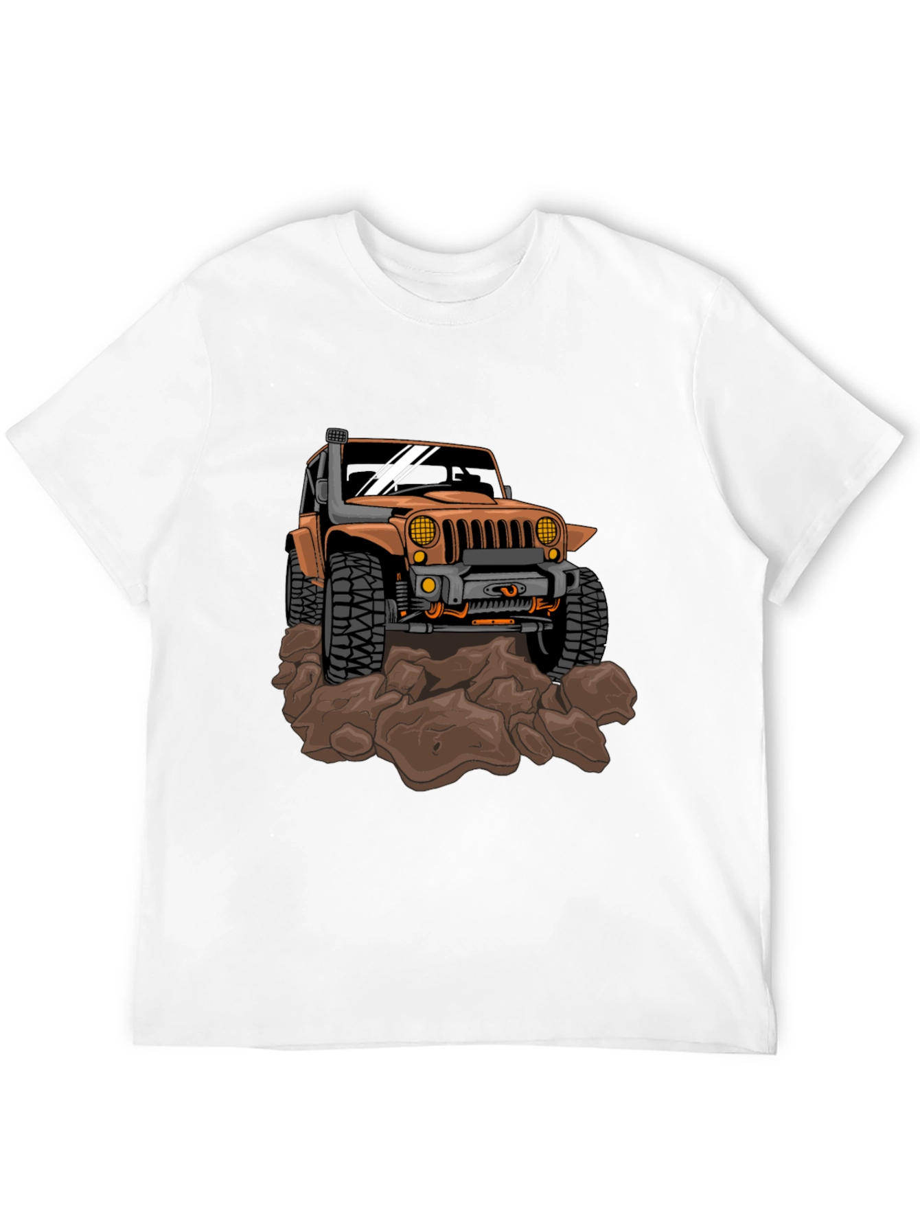 Off-Road Jeep Graphic Tee - Black