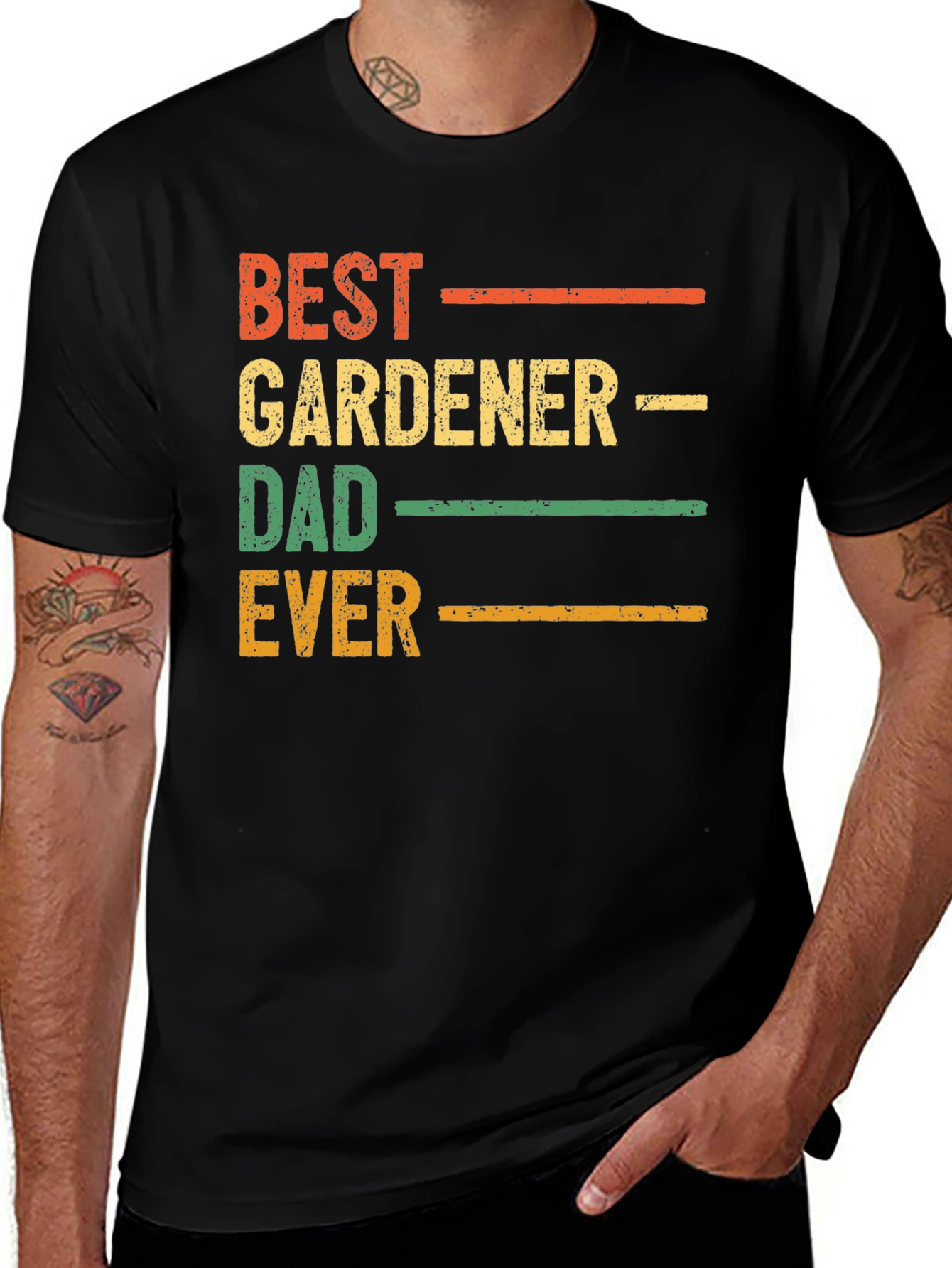 Best Gardener Dad Ever Graphic T-Shirt