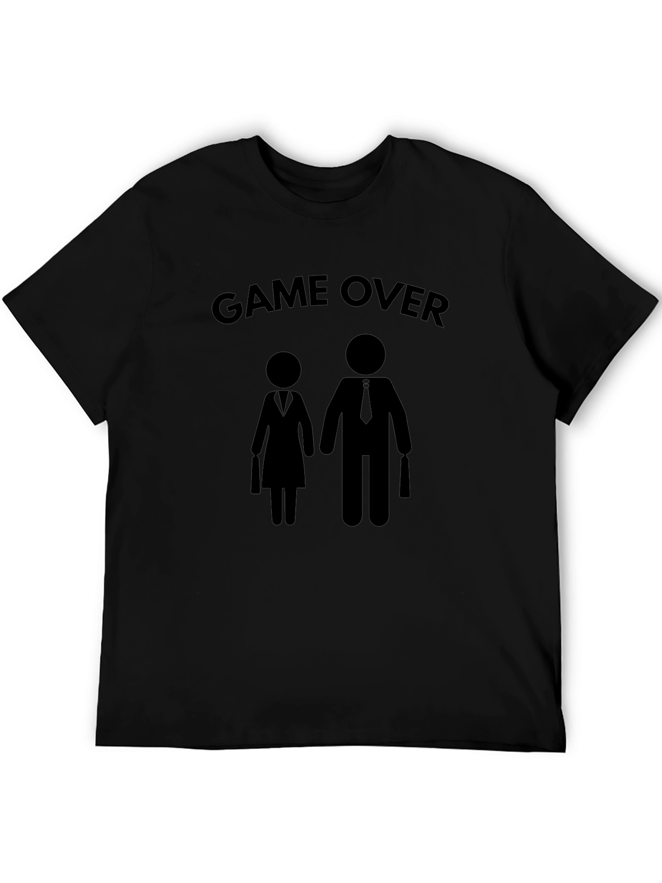 Game Over Marriage T-Shirt - Funny Newlywed Tee