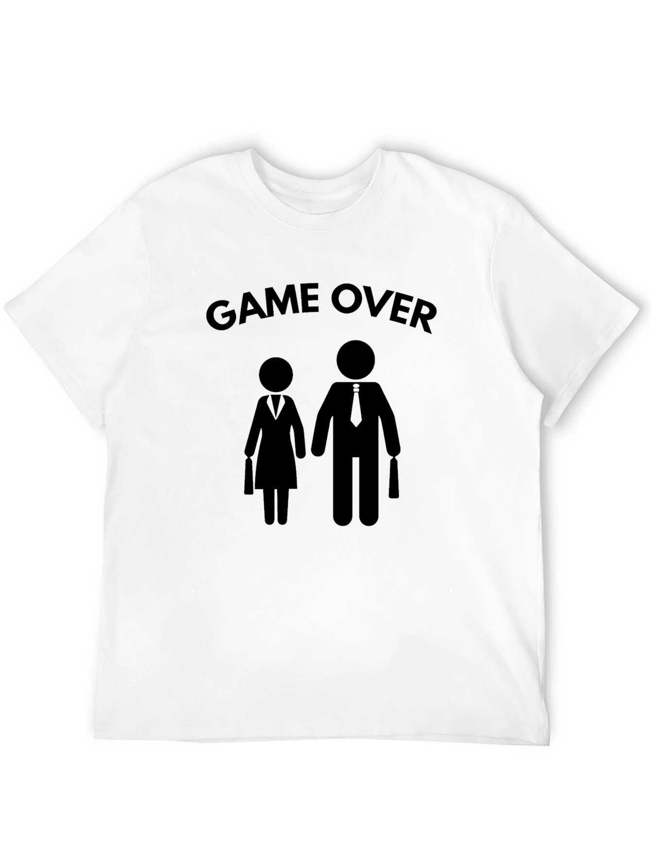 Game Over Marriage T-Shirt - Funny Newlywed Tee