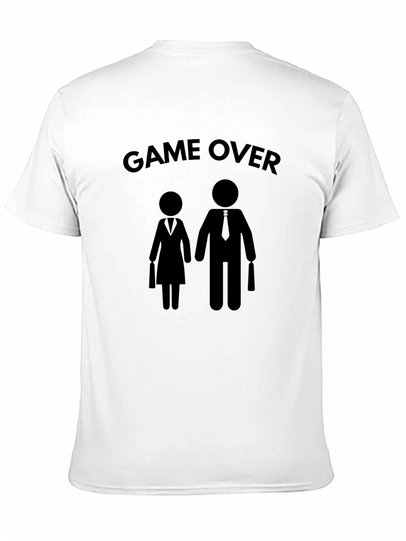 Game Over Marriage T-Shirt - Funny Newlywed Tee