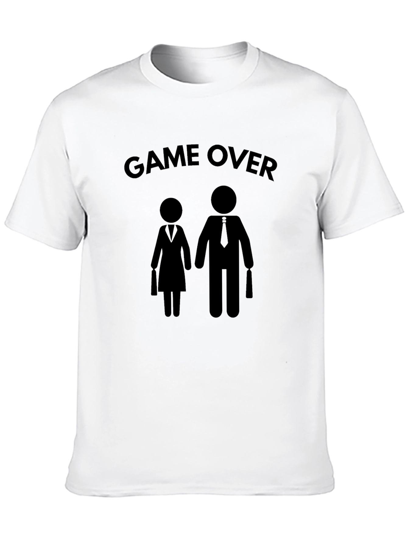 Game Over Marriage T-Shirt - Funny Newlywed Tee