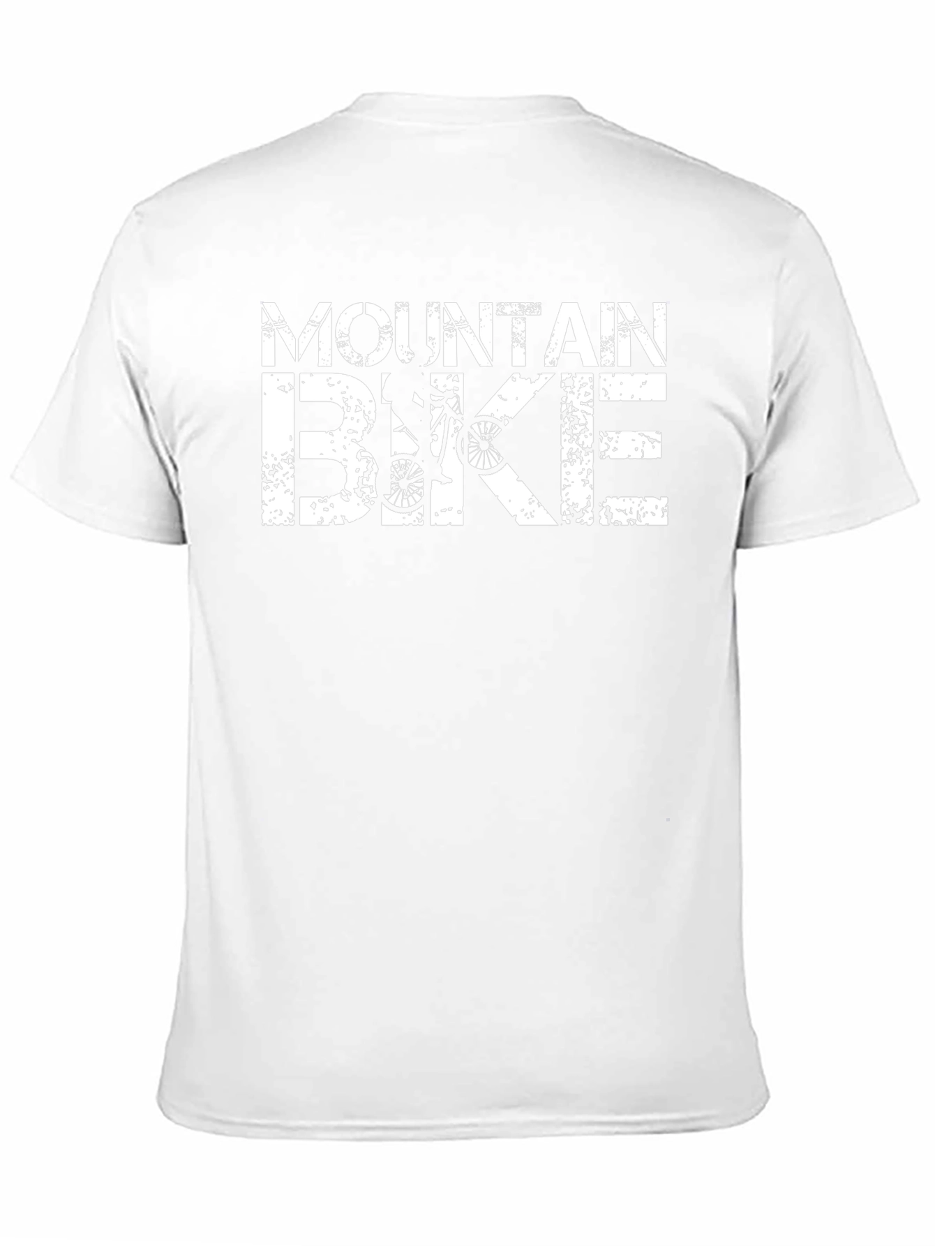 Mountain Bike Graphic Tee - Black Casual Shirt