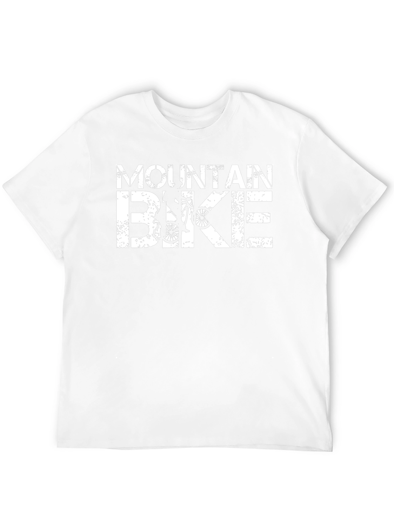 Mountain Bike Graphic Tee - Black Casual Shirt