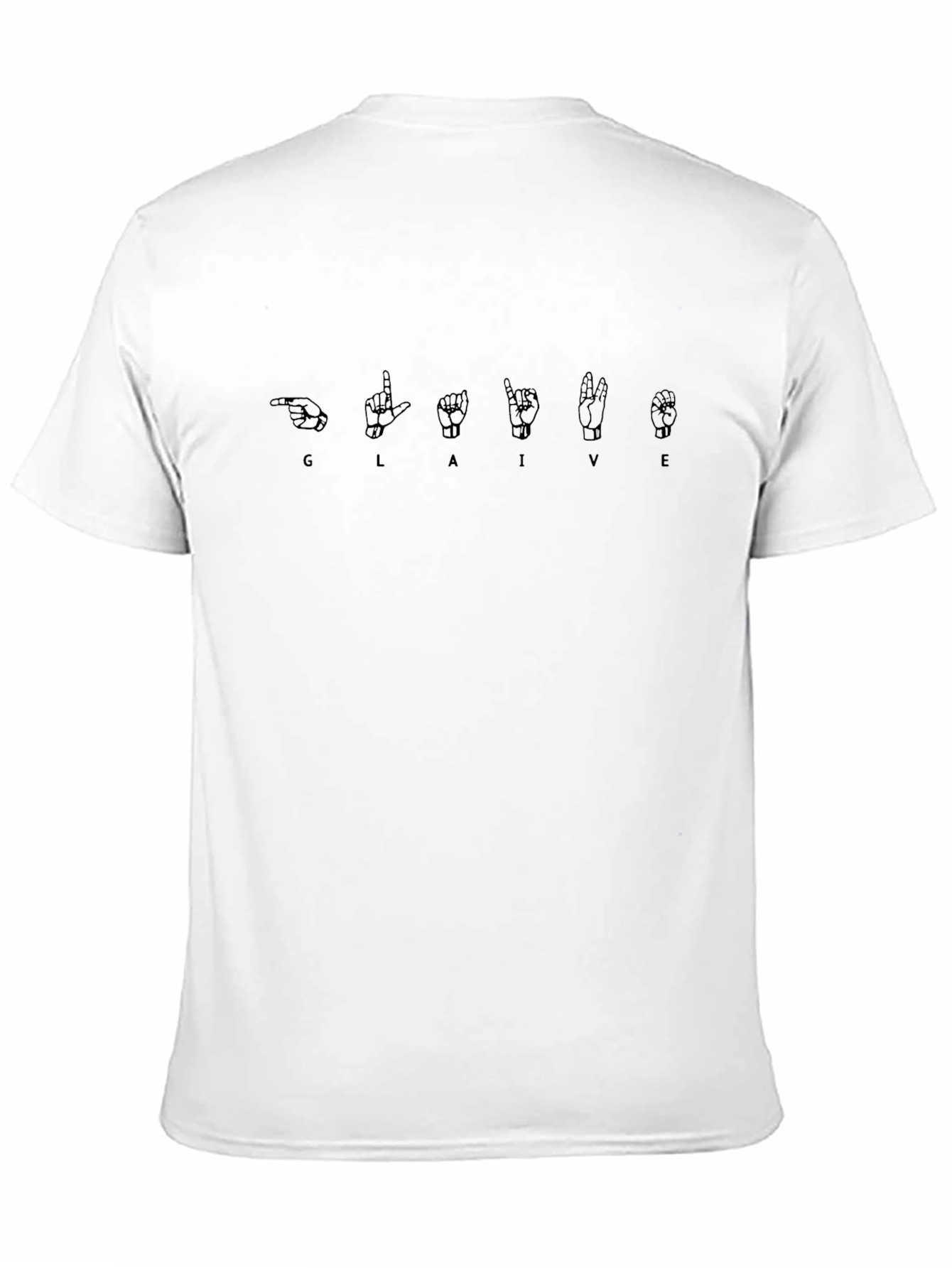 ASL GLAIVE T-Shirt - American Sign Language Tee