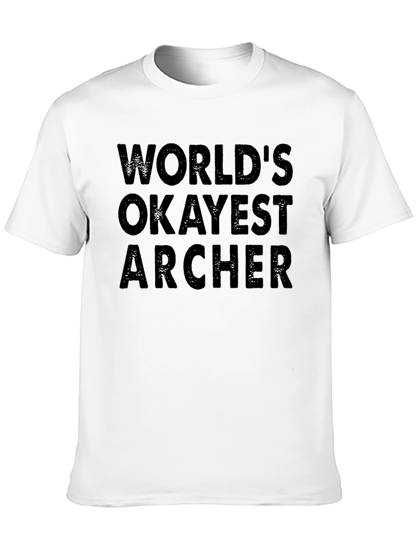 Worlds Okayest Archer T-Shirt Funny Archery Tee