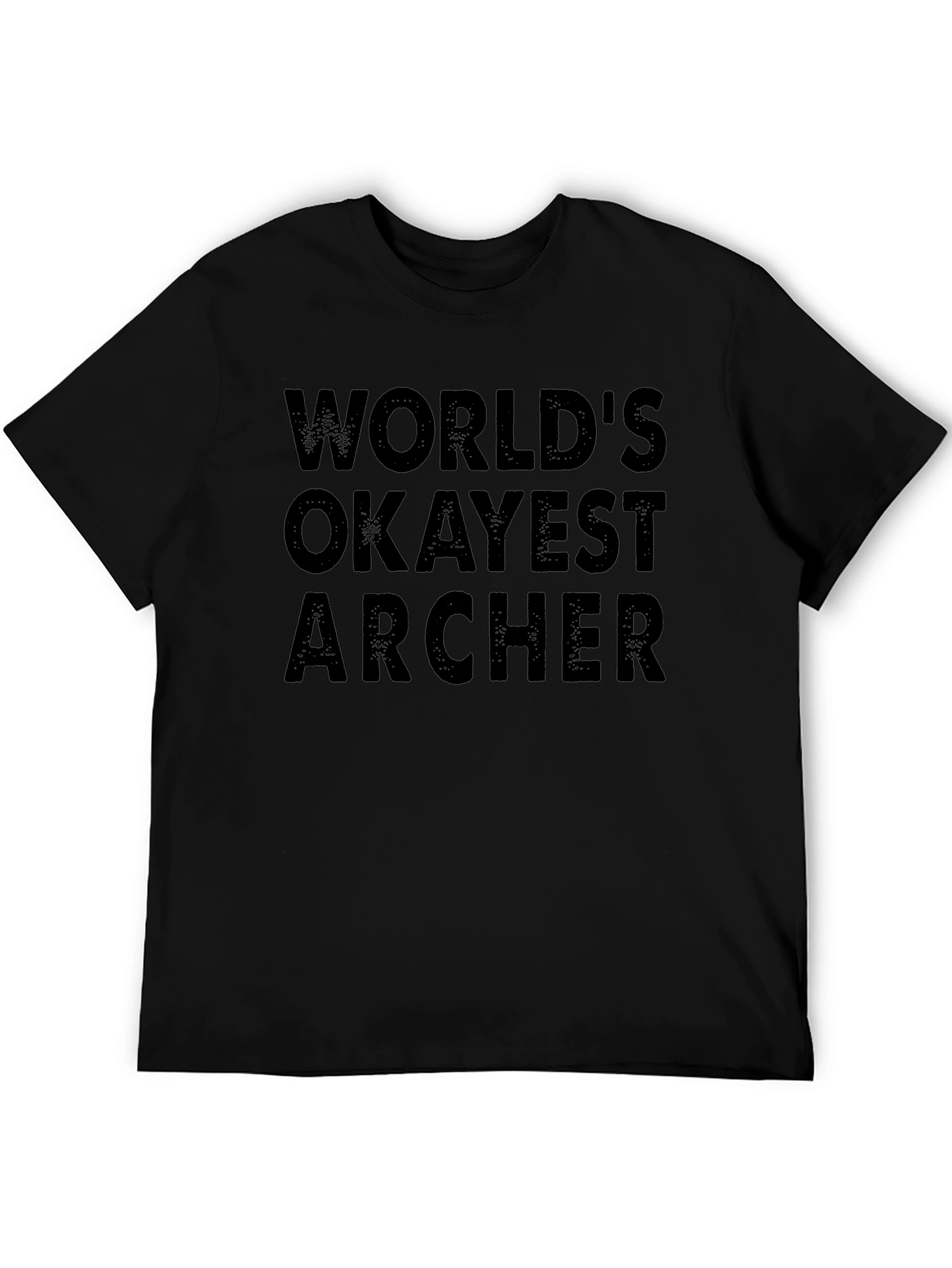 Worlds Okayest Archer T-Shirt Funny Archery Tee