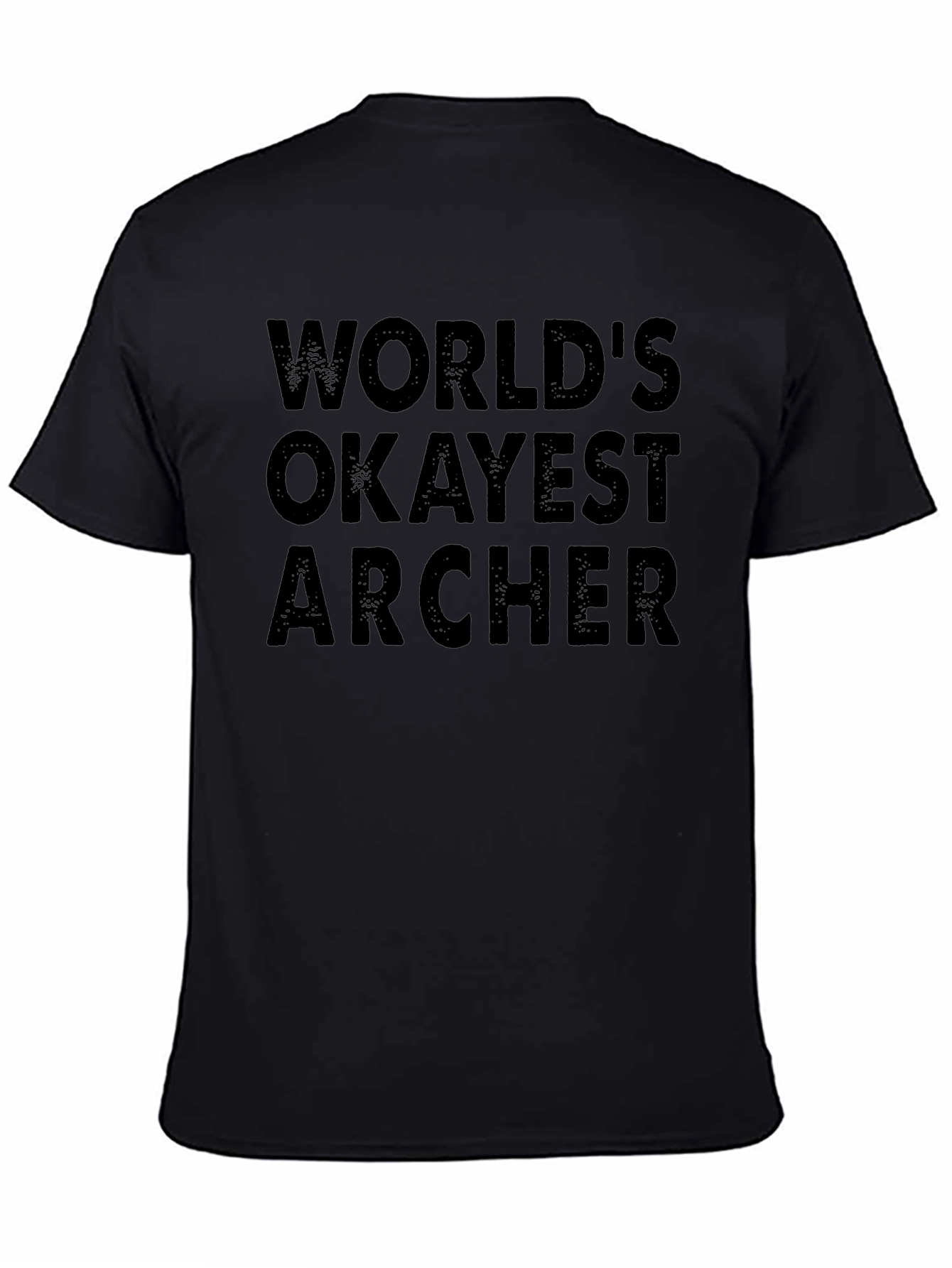 Worlds Okayest Archer T-Shirt Funny Archery Tee