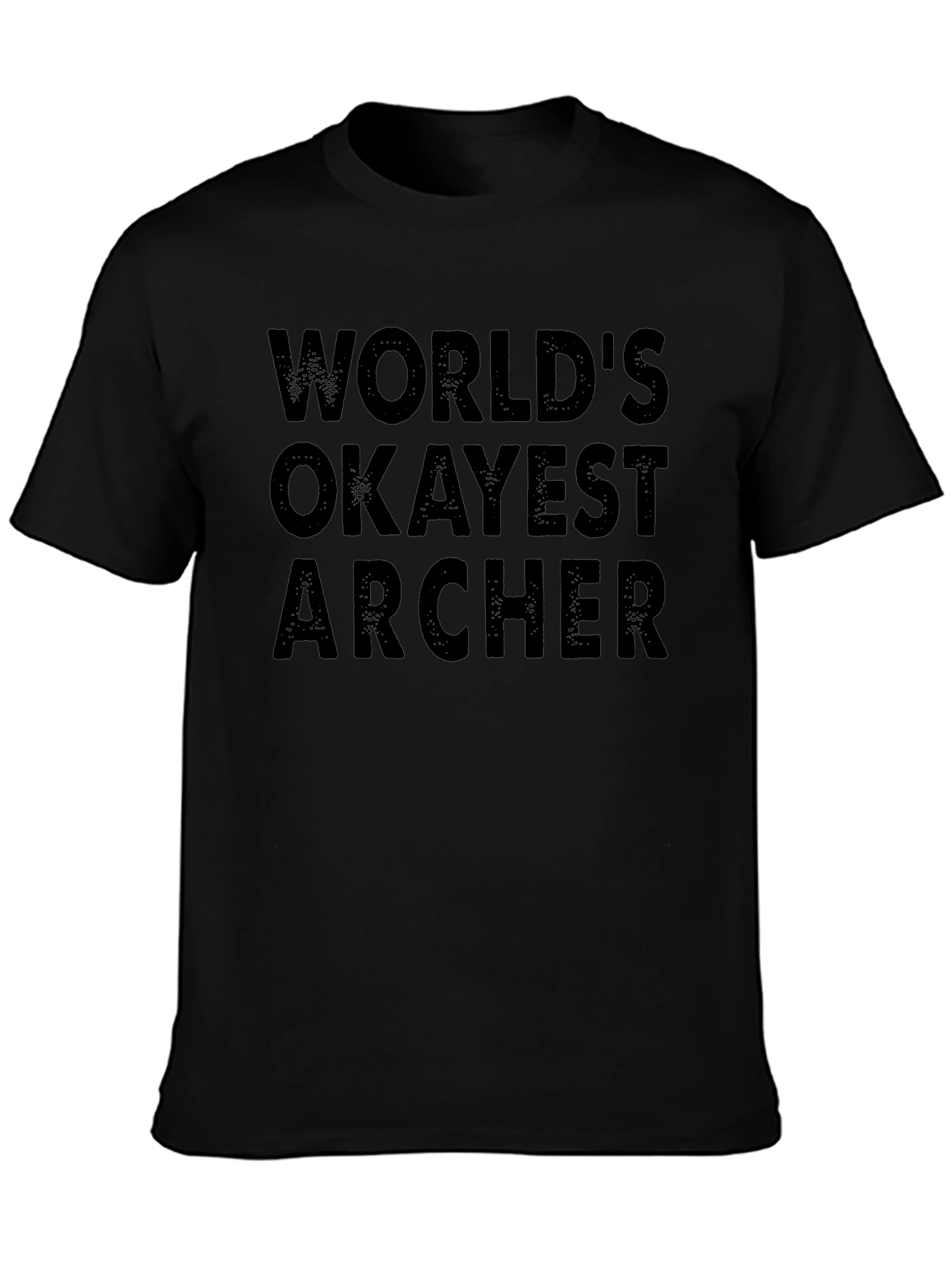 Worlds Okayest Archer T-Shirt Funny Archery Tee