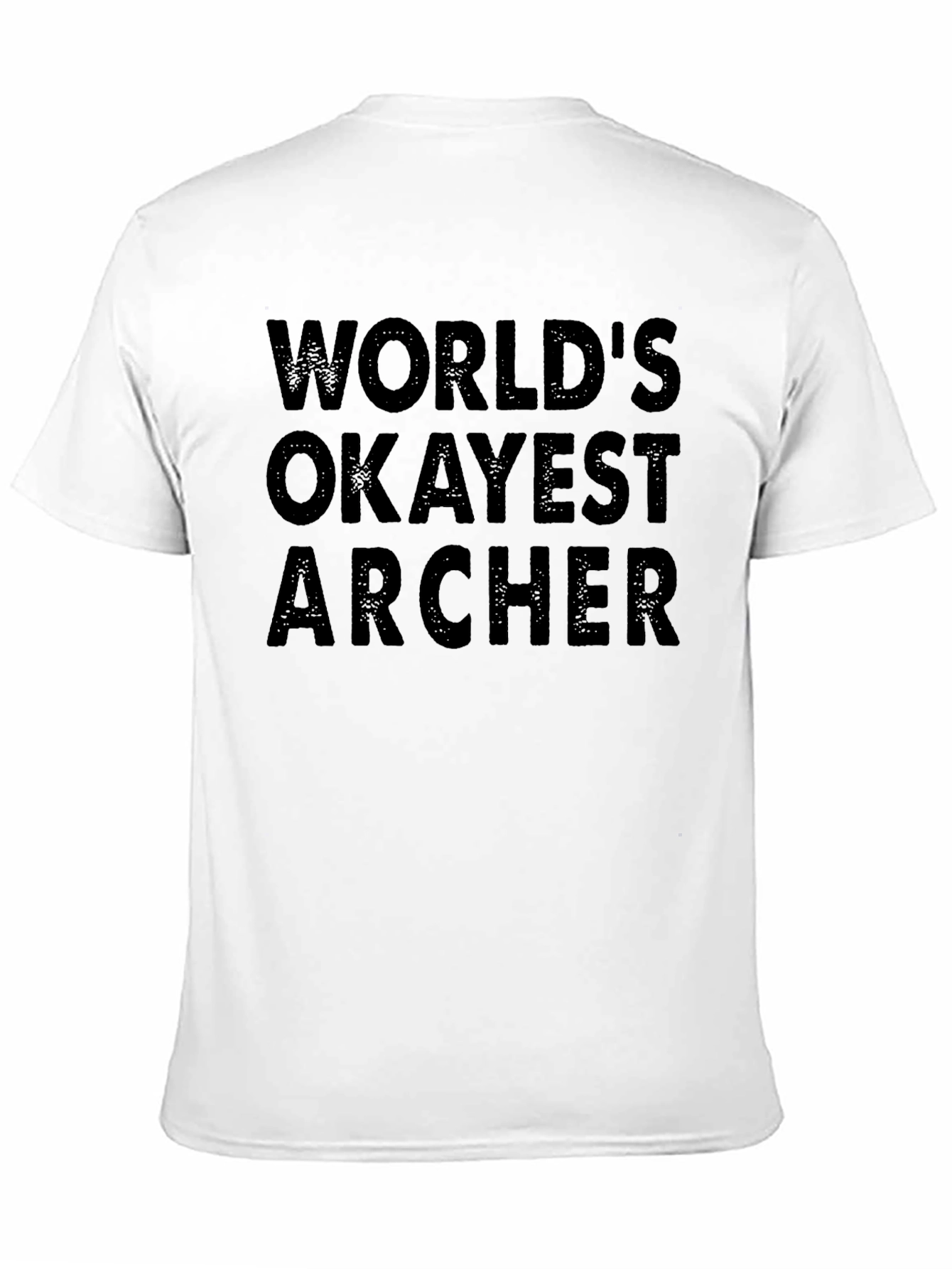 Worlds Okayest Archer T-Shirt Funny Archery Tee