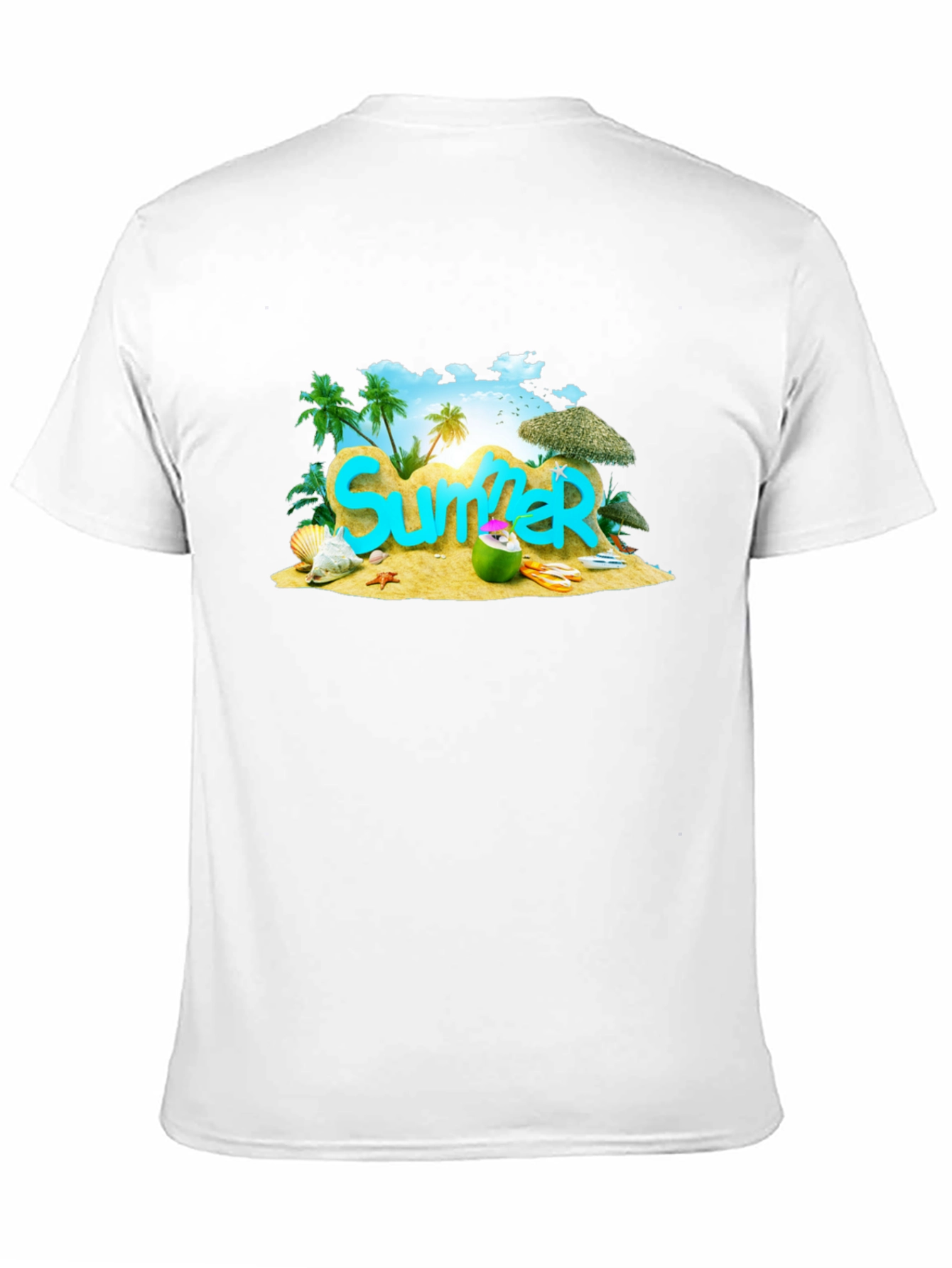 Summer Beach Graphic T-Shirt